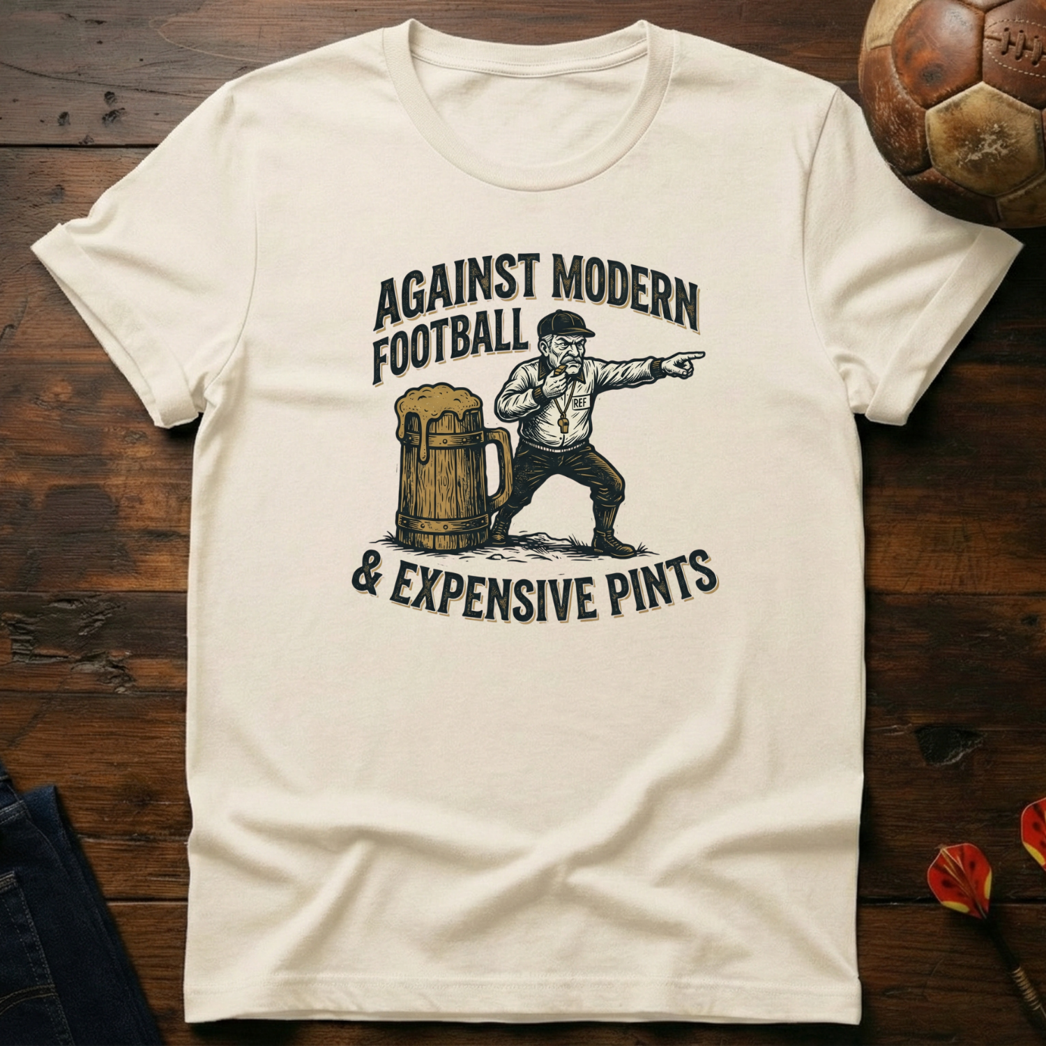 Against Modern Football & Pints T-Shirt