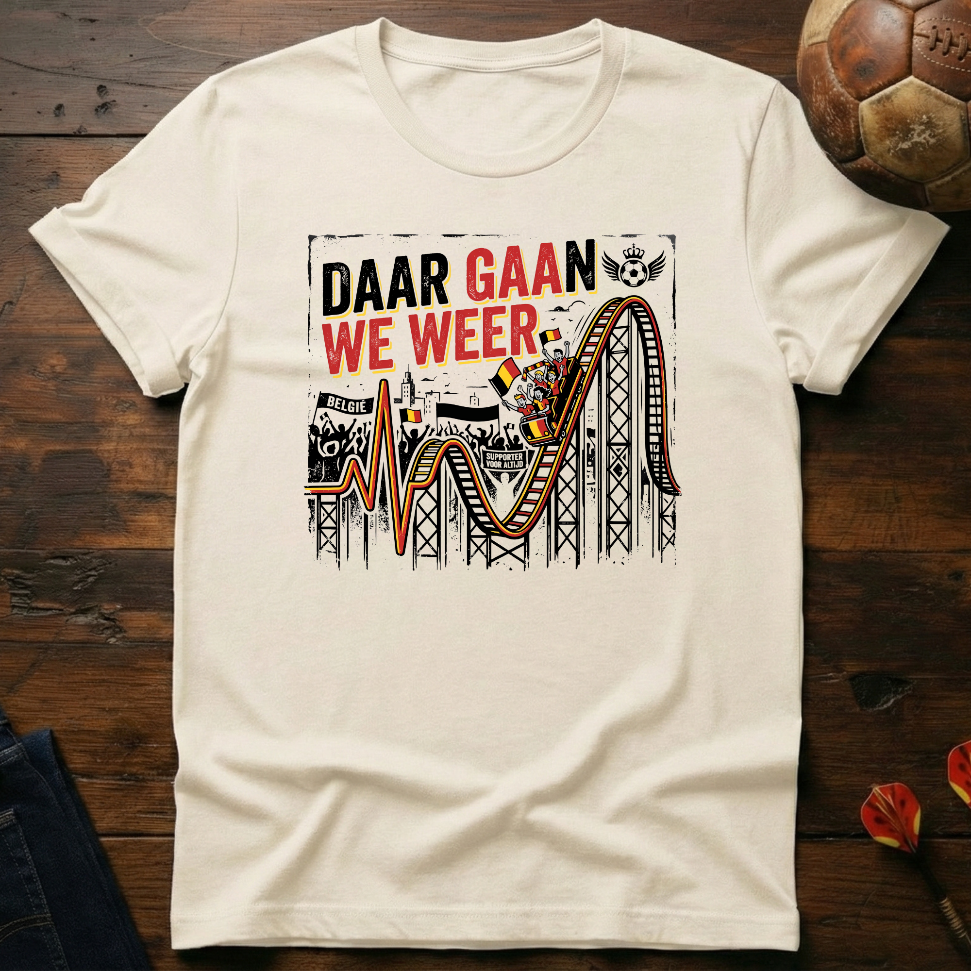Daar Gaan We Weer T-Shirt