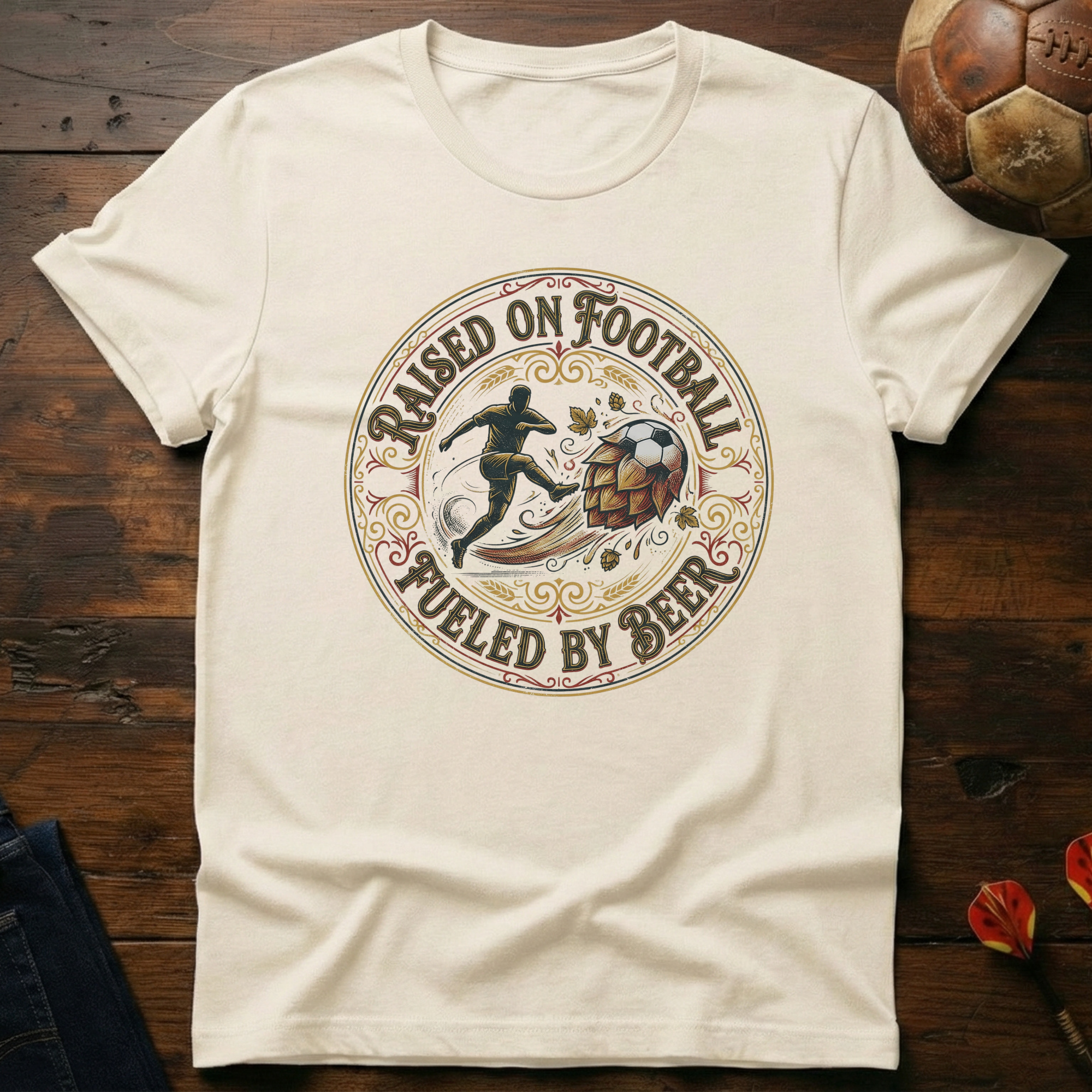 Raised On Football T-Shirt