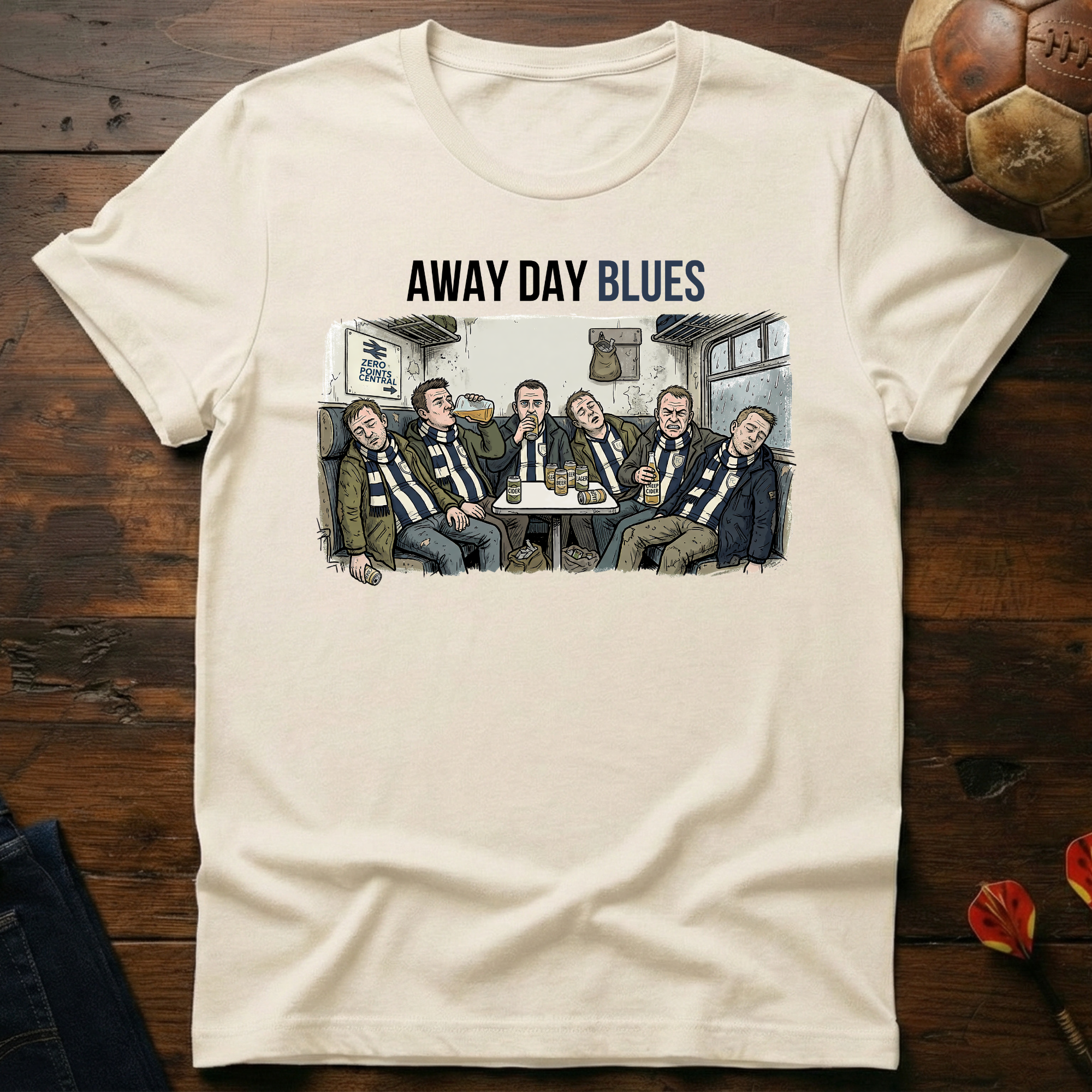 Away Day Blues T-Shirt