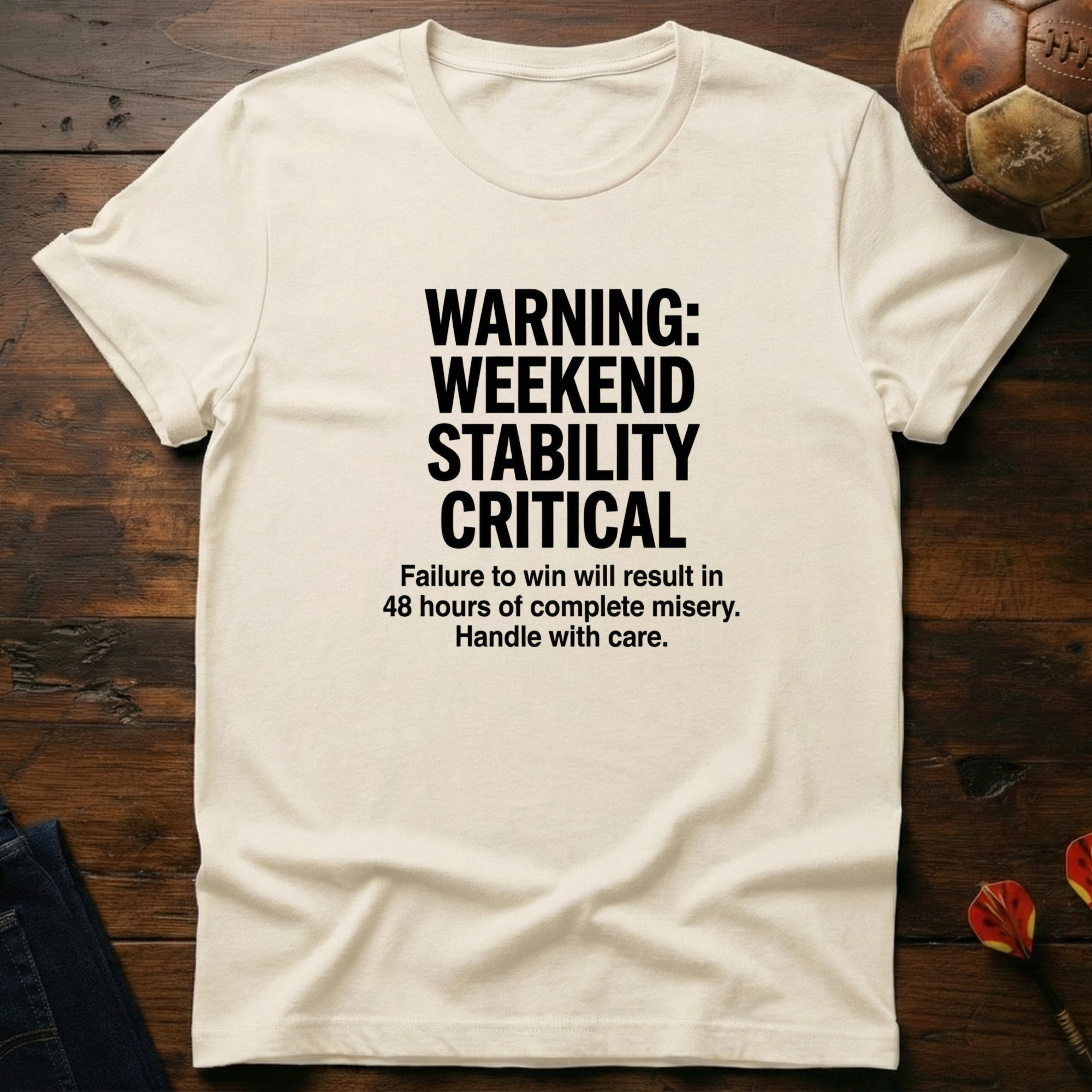 Warning Weekend Stability Critical T-Shirt