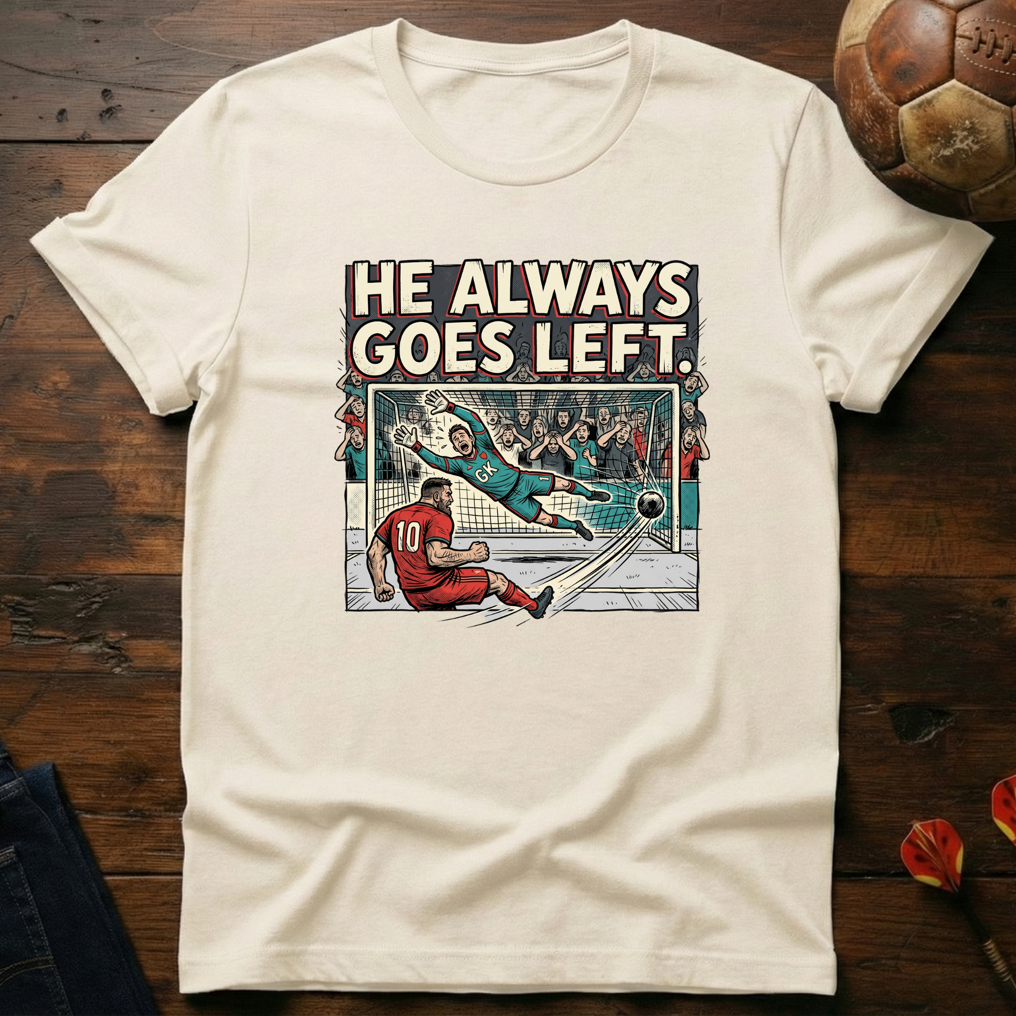 He Always Goes Left T-Shirt