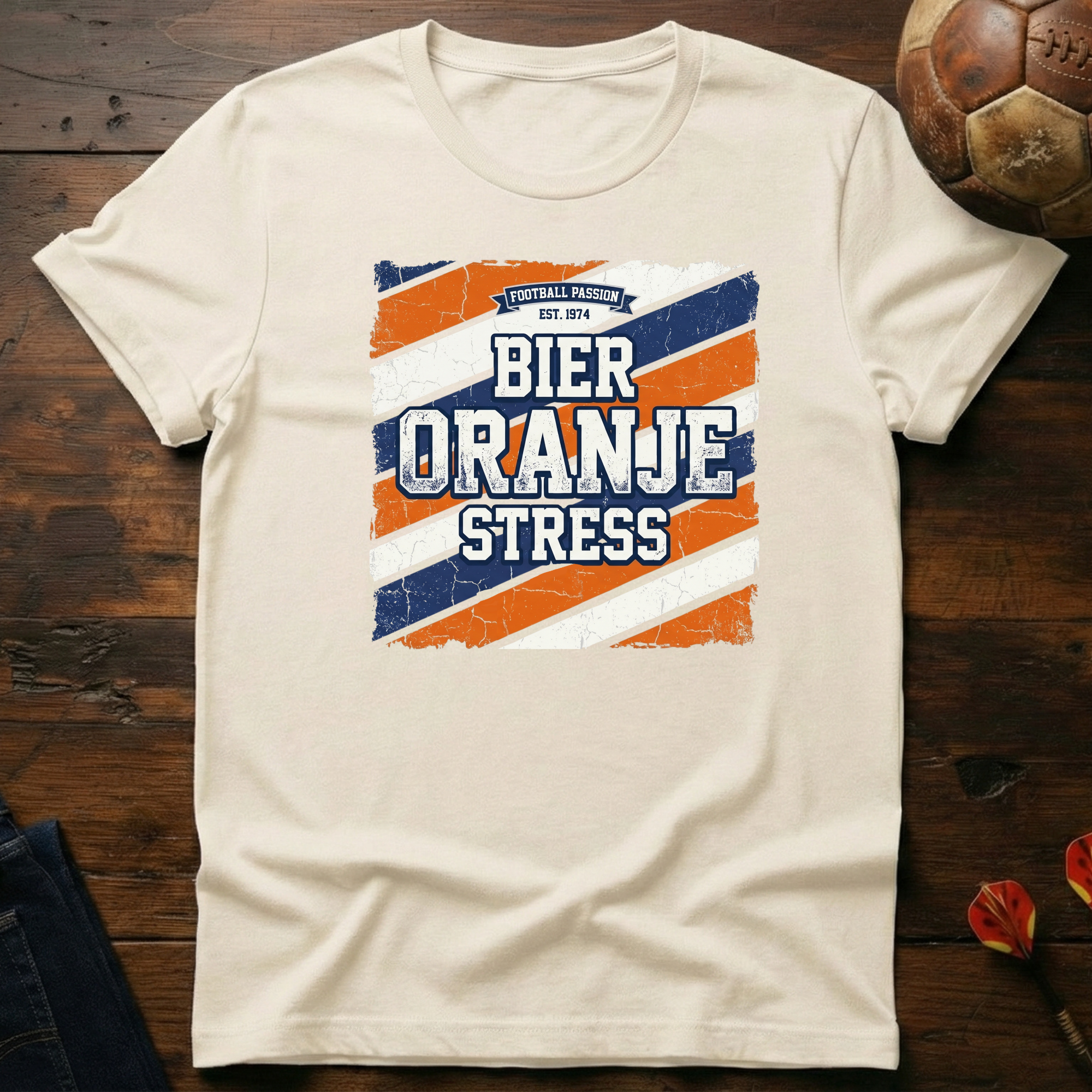Bier Oranje & Stress T-Shirt