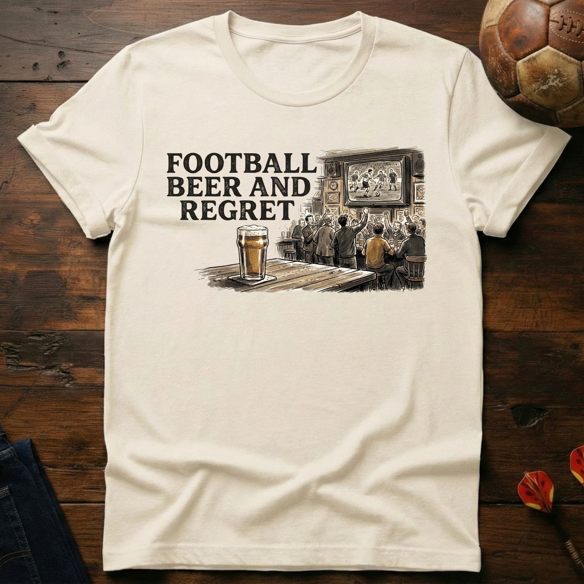 Football Beer & Regret T-Shirt