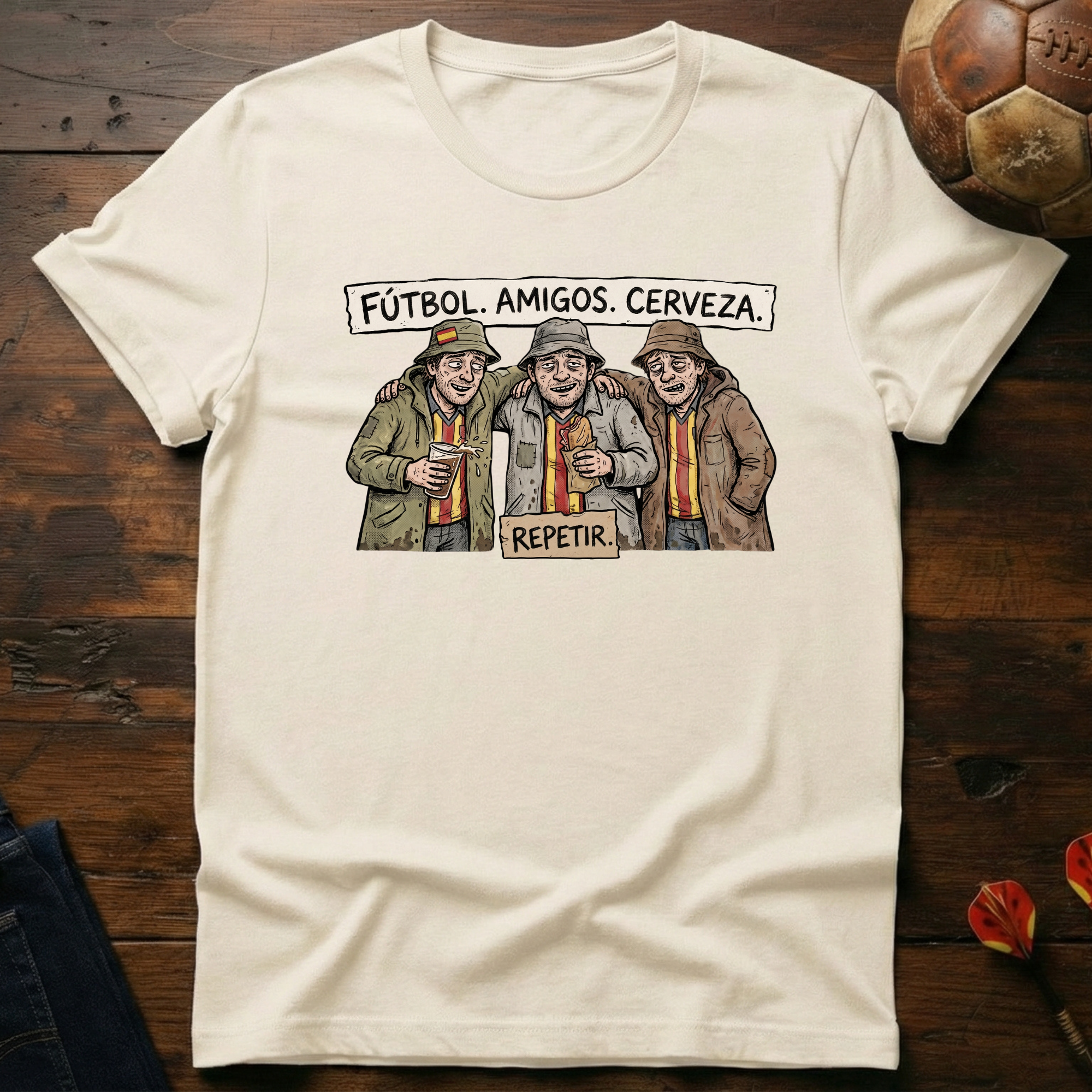 Futbol, Amigos, Cerveza T-Shirt
