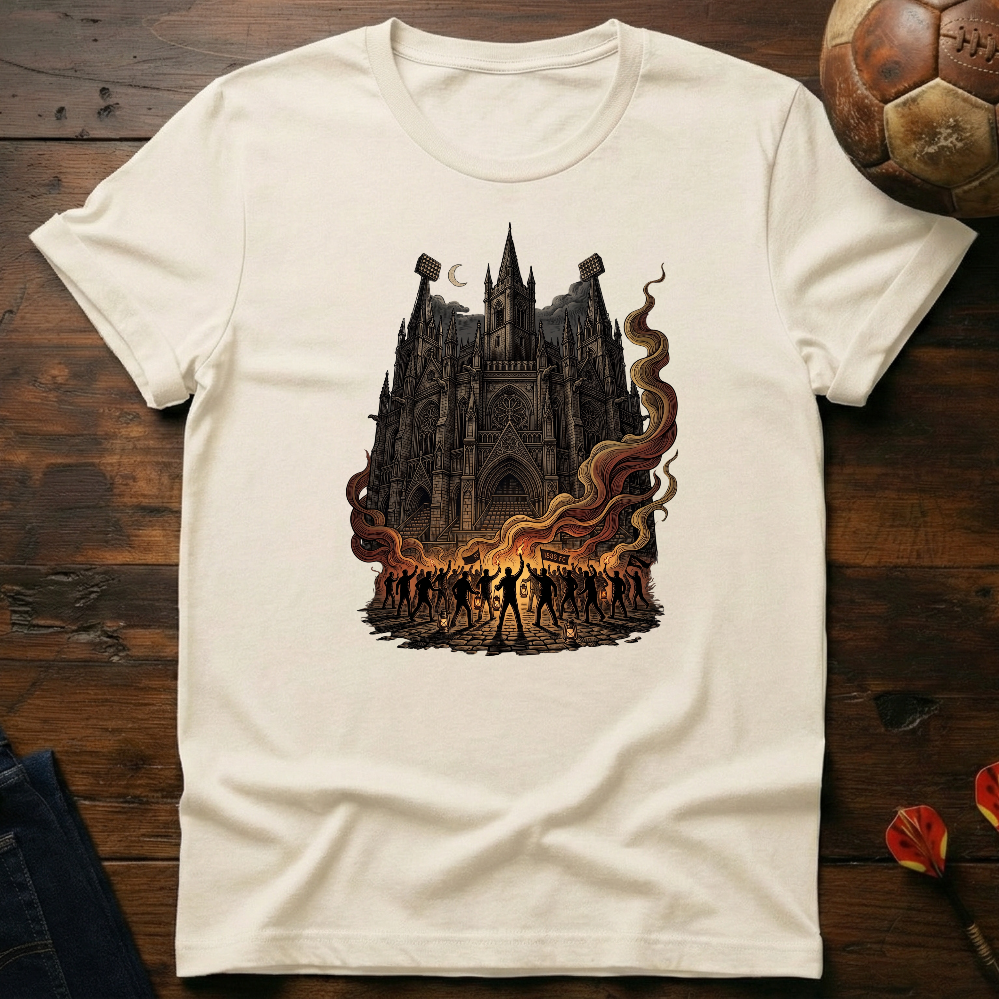 Gothic Football Stadium T-Shirt