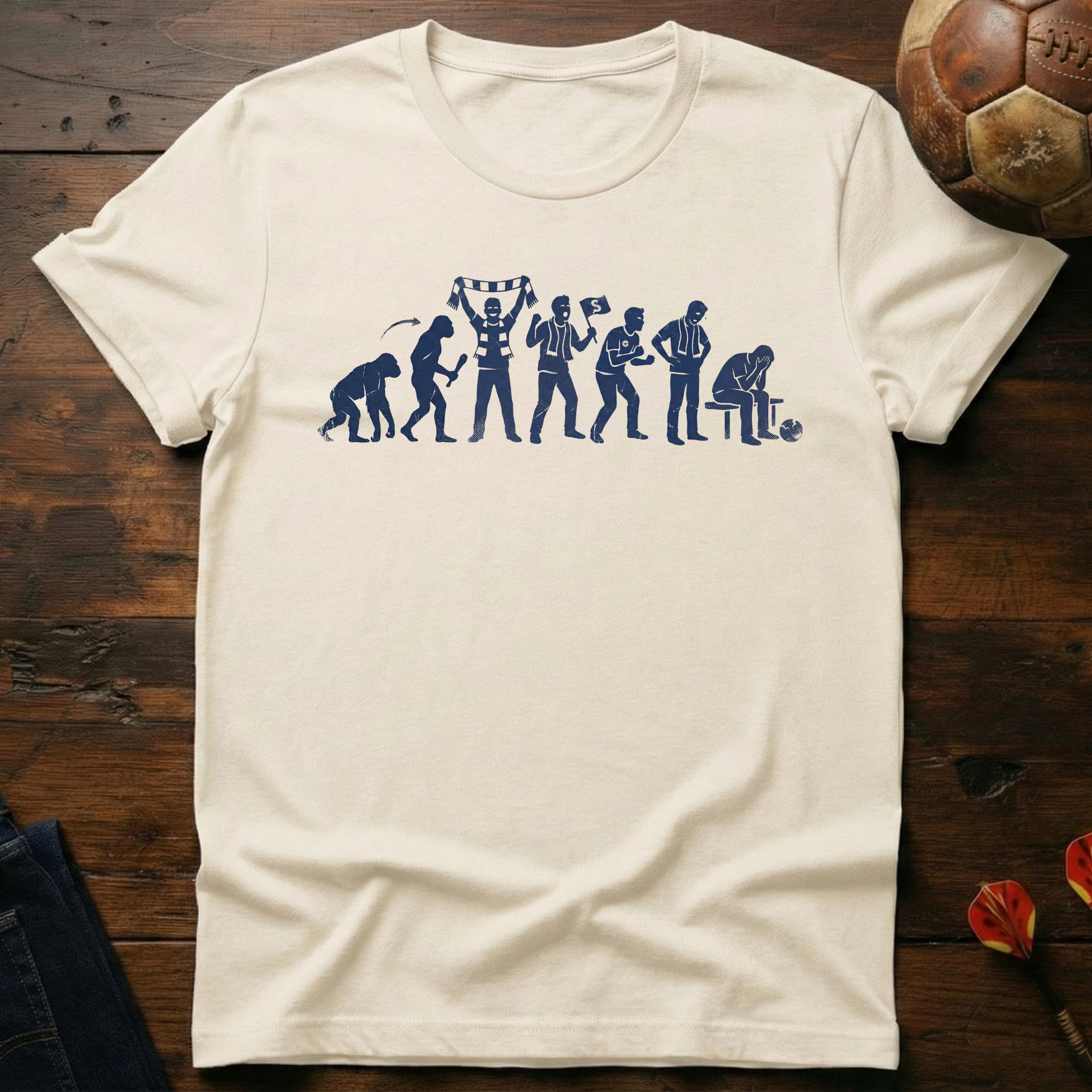 Evolution Of A Supporter T-Shirt