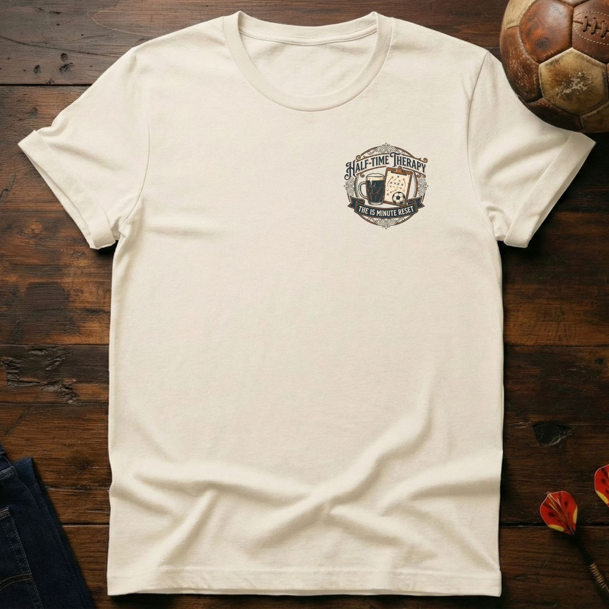 Halftime Therapy Badge  T-Shirt