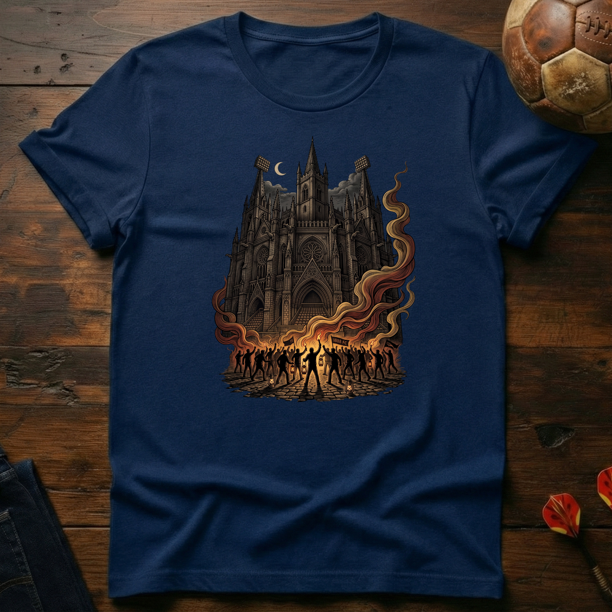 Gothic Football Stadium T-Shirt