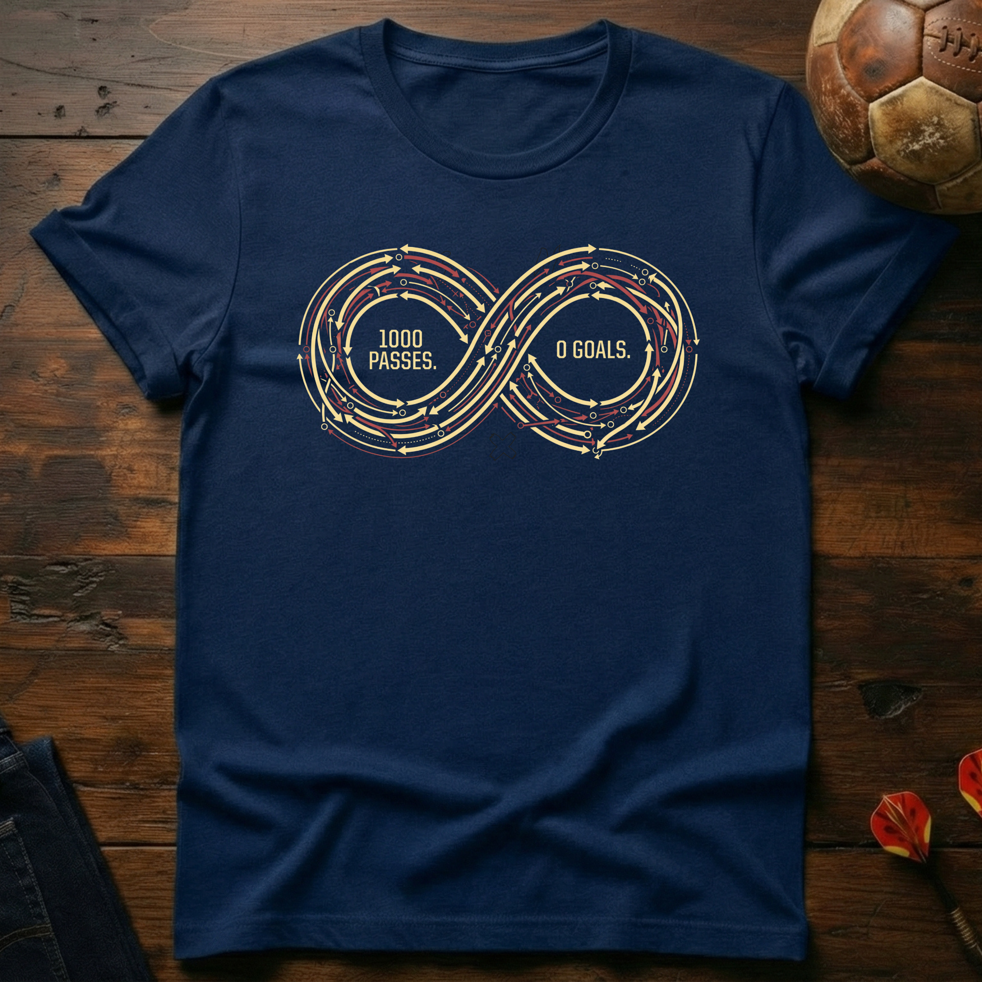 1000 Passes 0 Goals T-Shirt