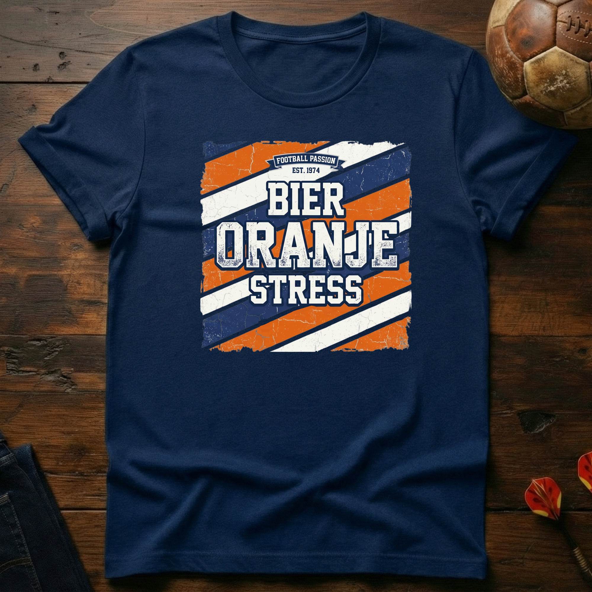 Bier Oranje & Stress T-Shirt