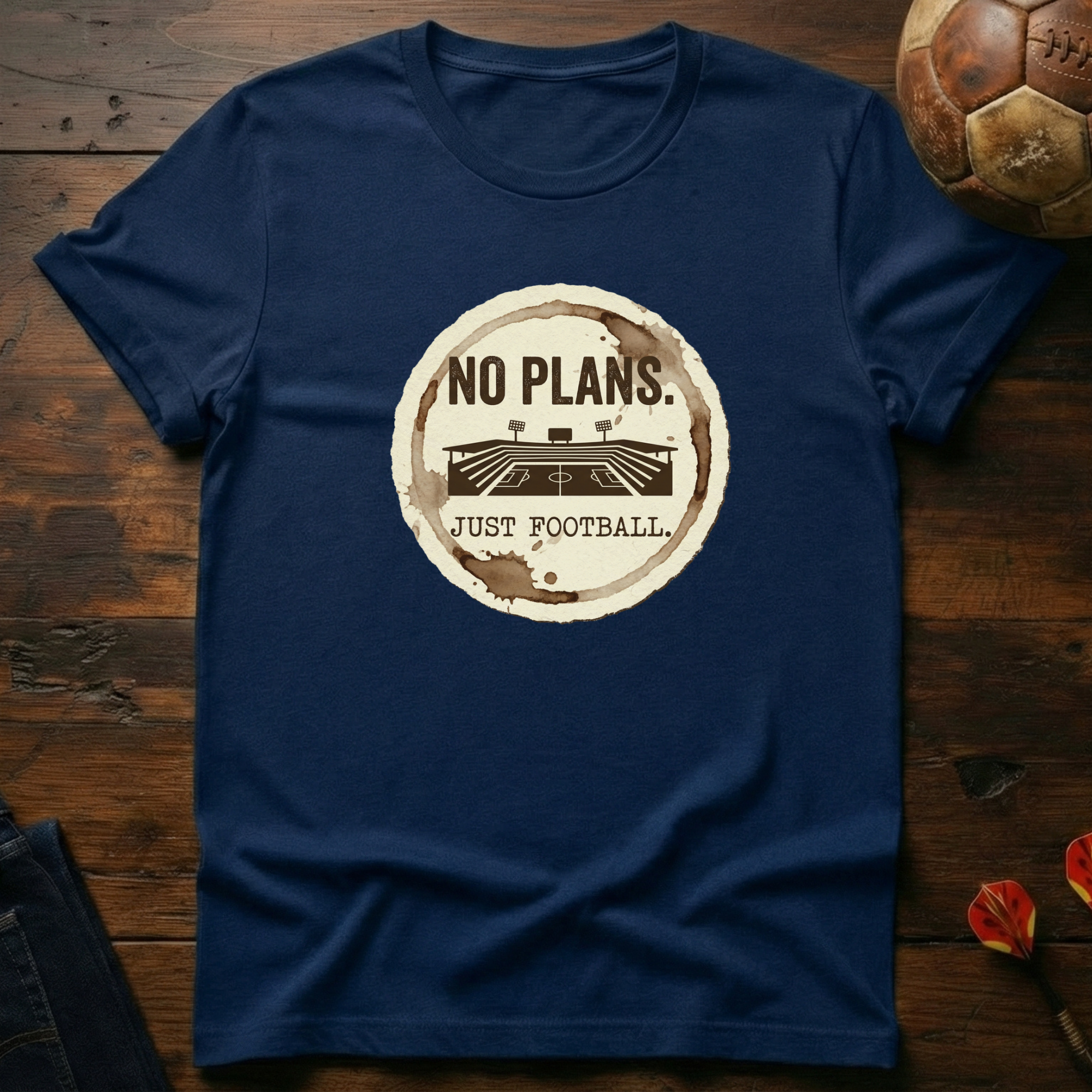 No Plans Just Football T-Shirt
