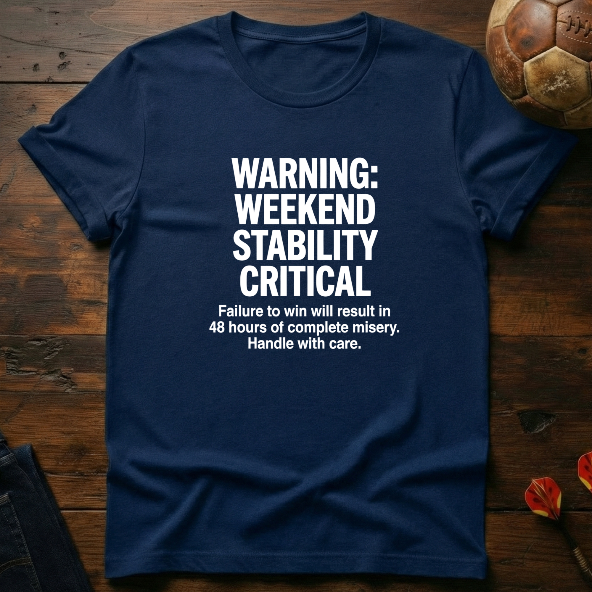 Warning Weekend Stability Critical T-Shirt