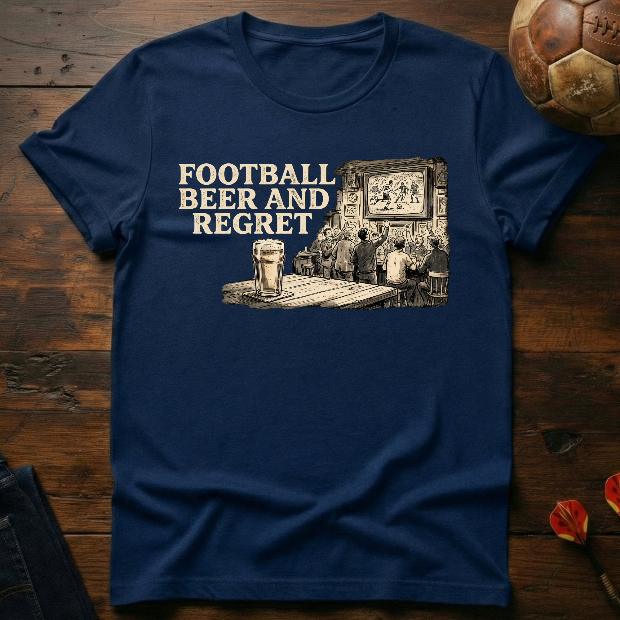 Football Beer & Regret T-Shirt