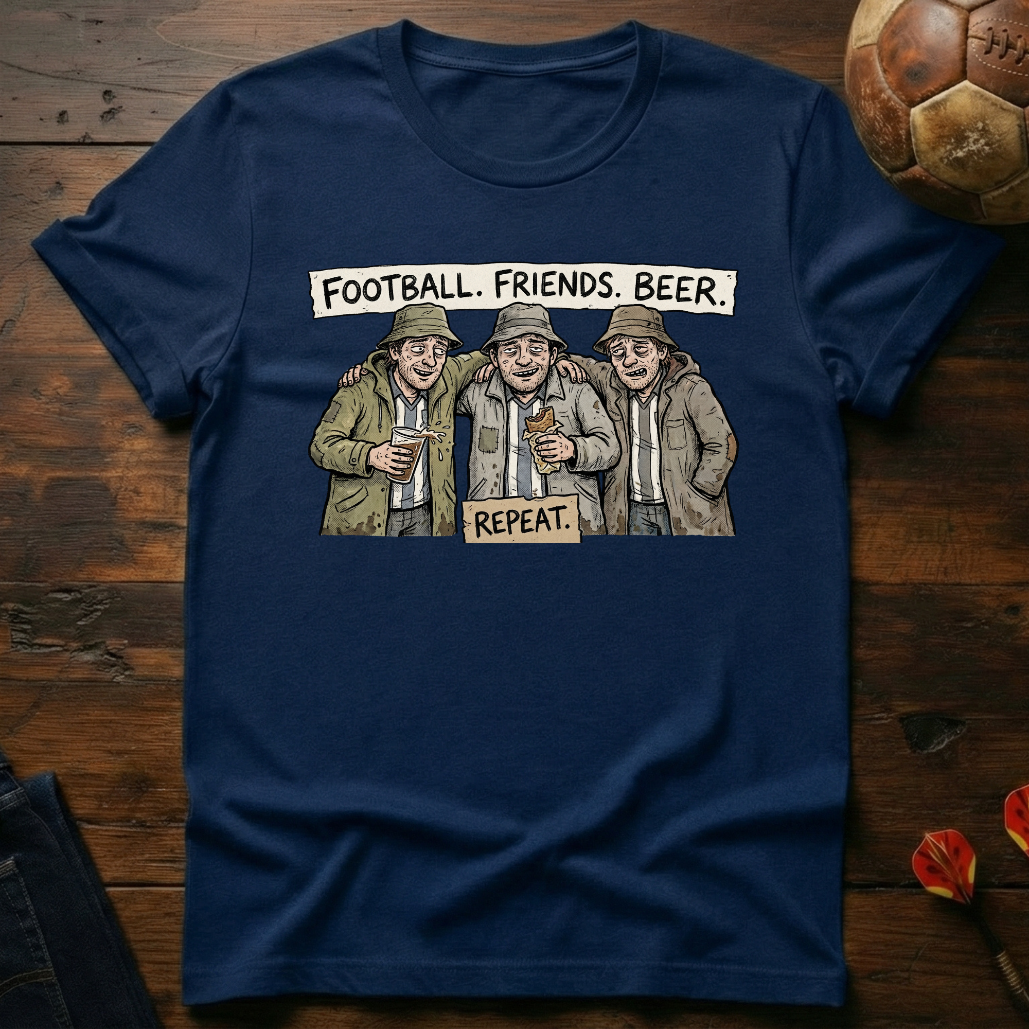 Football Friends & Beer T-Shirt