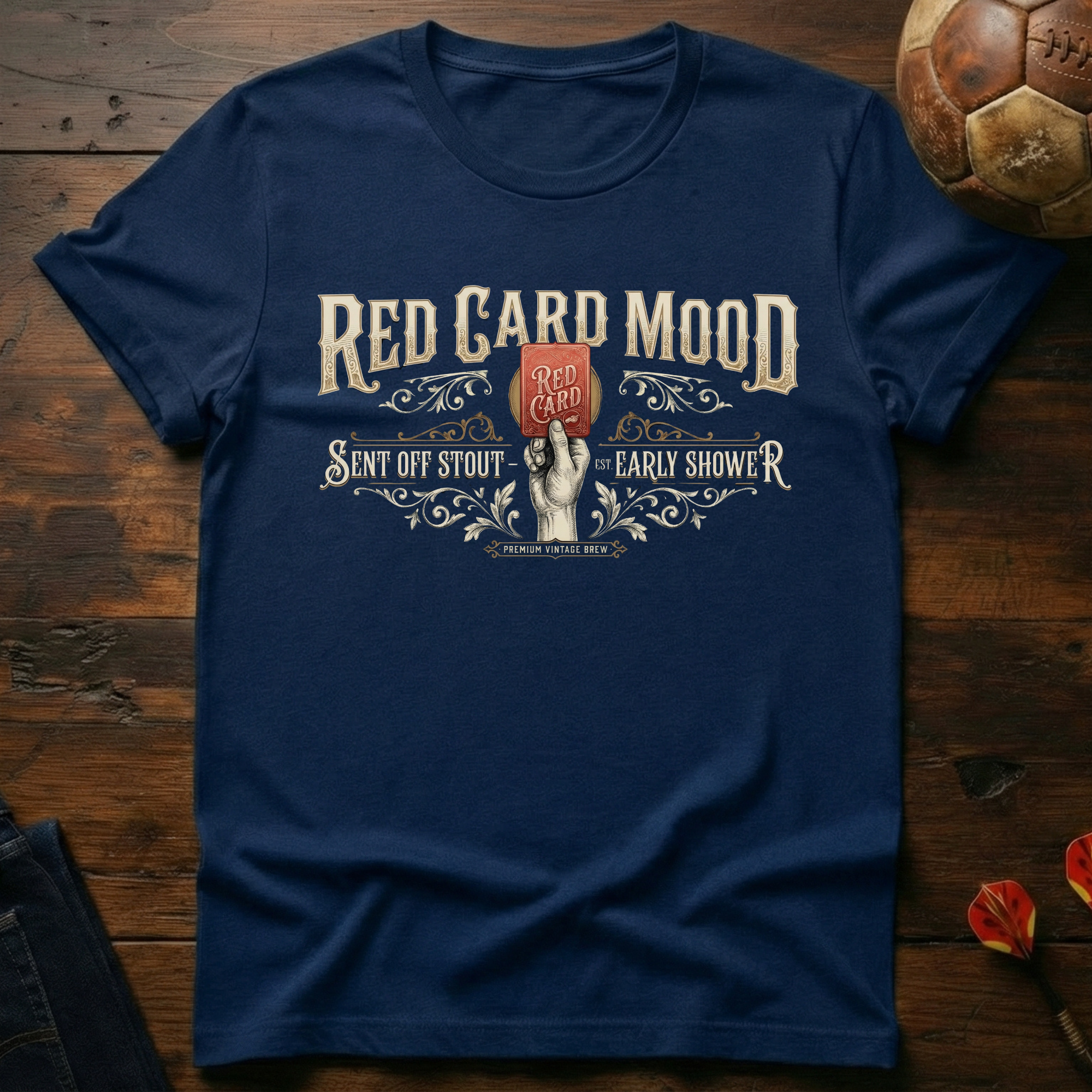 Red Card Mood Vintage T-Shirt