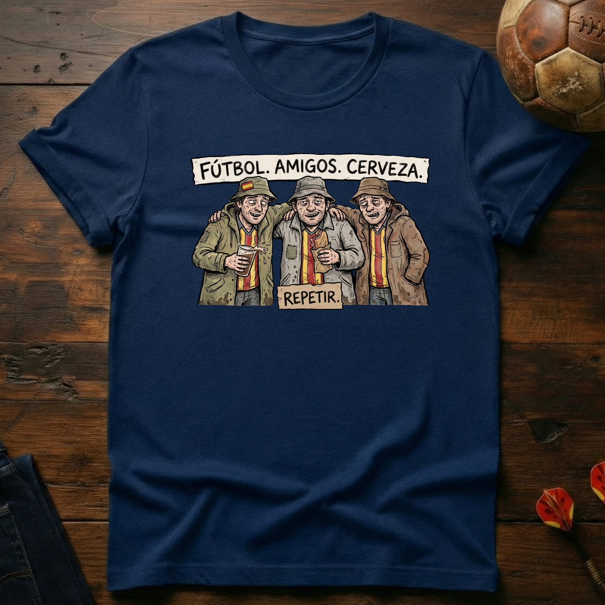 Futbol, Amigos, Cerveza T-Shirt