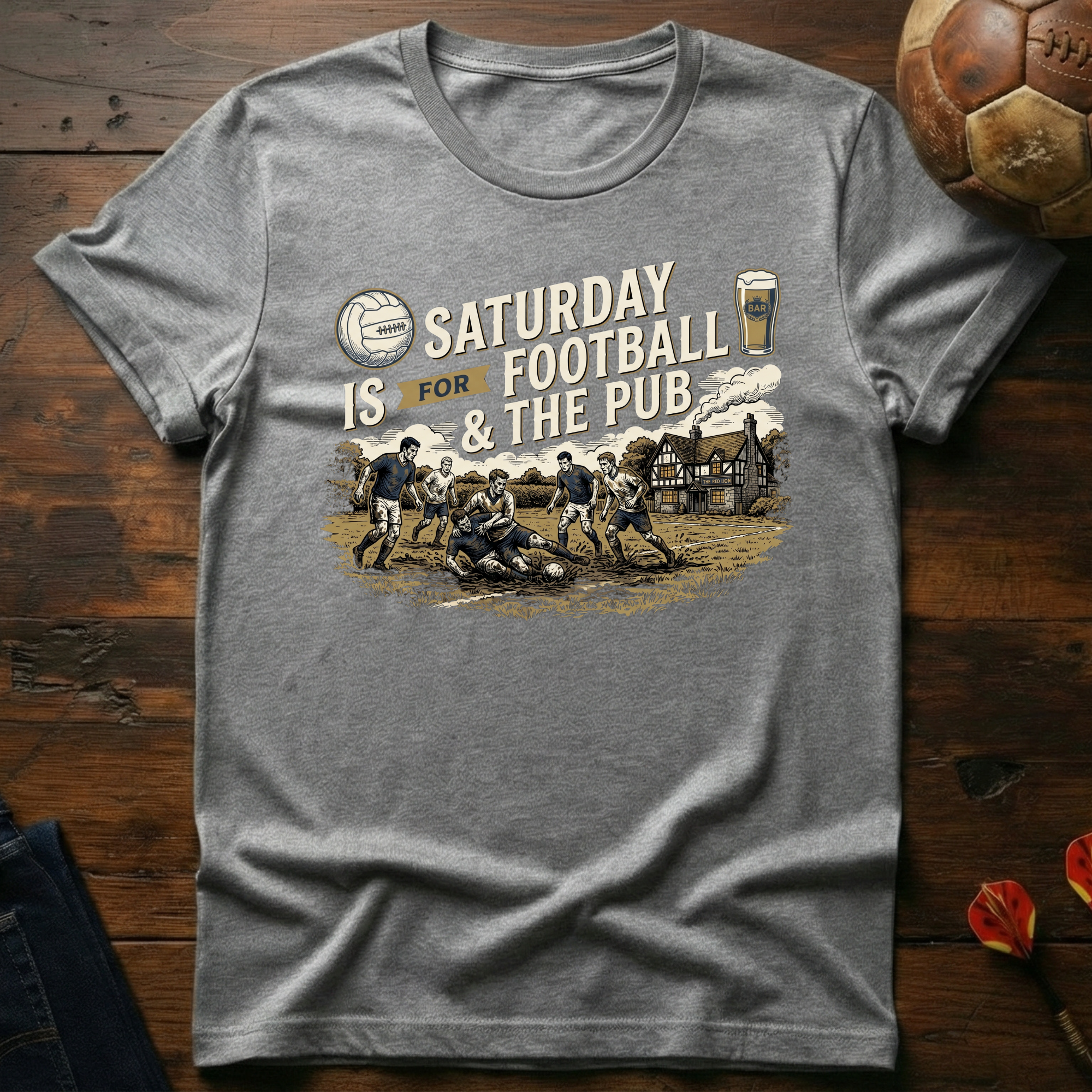 Saturday Football & Pub T-Shirt