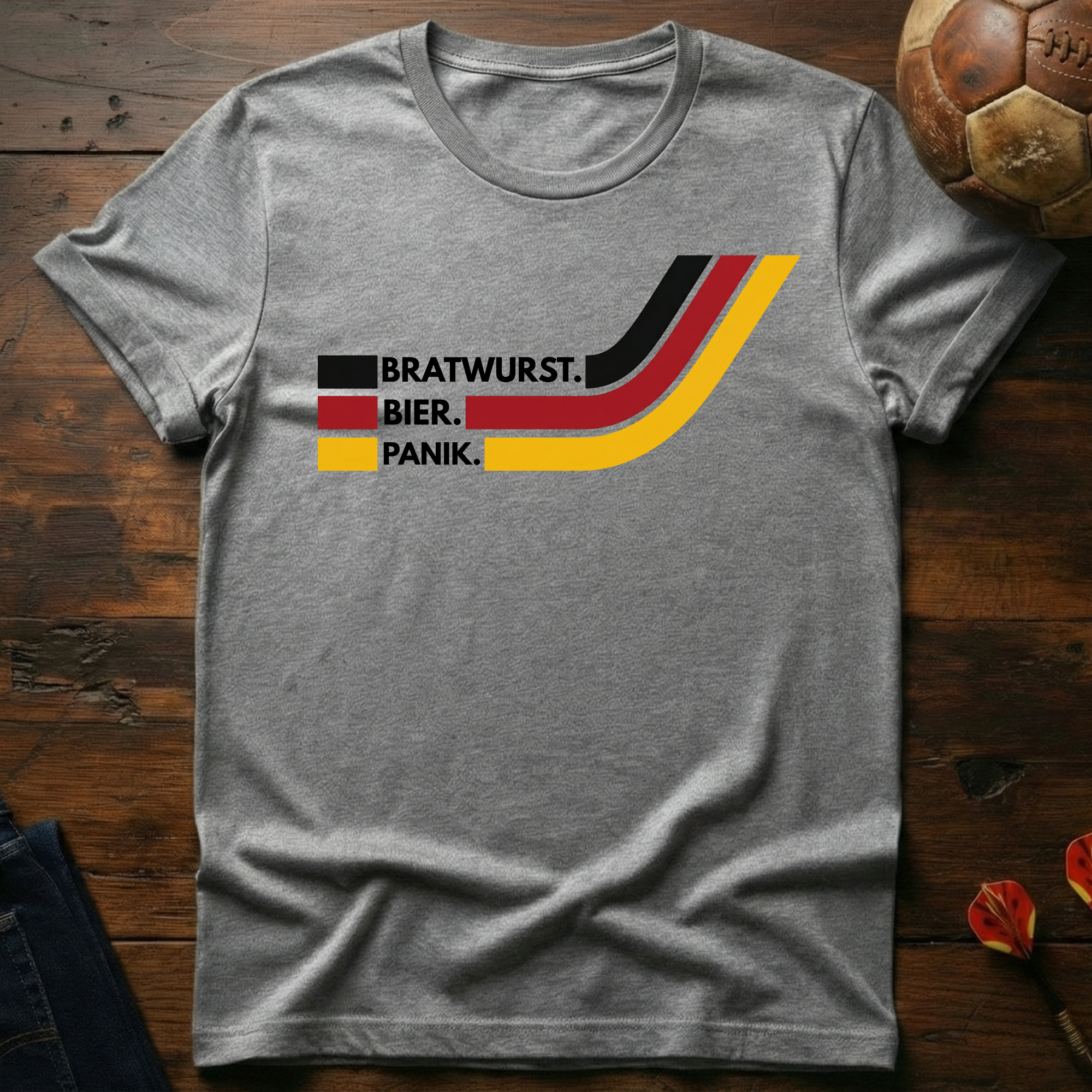 Bratwurst, Bier & Panik T-Shirt