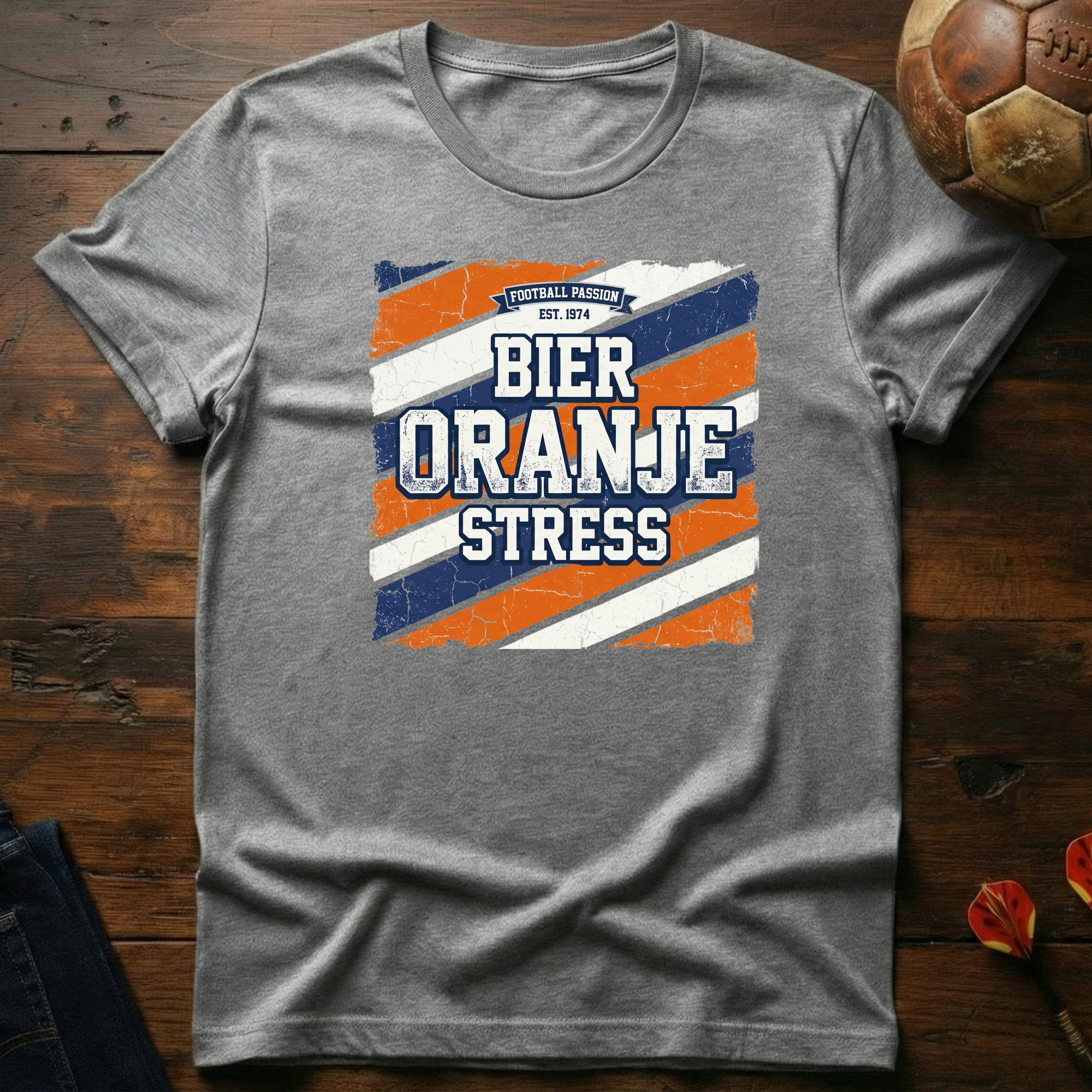 Bier Oranje & Stress T-Shirt