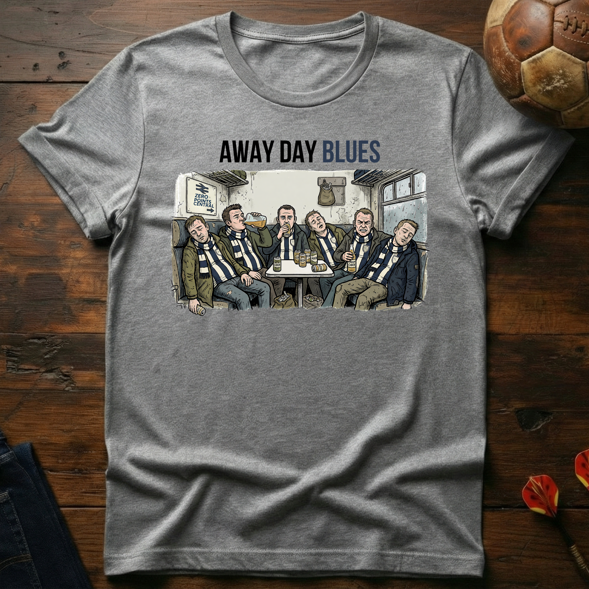 Away Day Blues T-Shirt