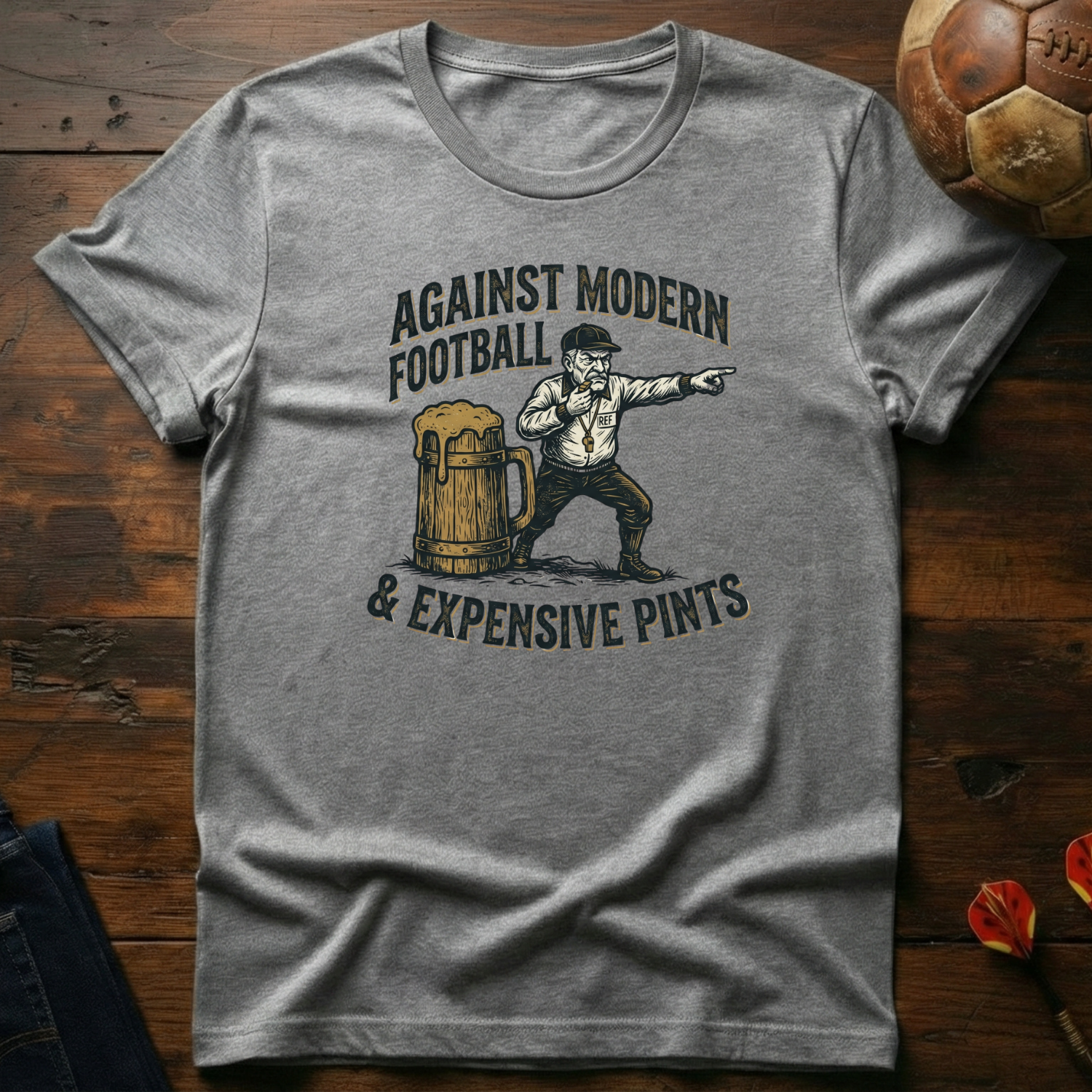 Against Modern Football & Pints T-Shirt