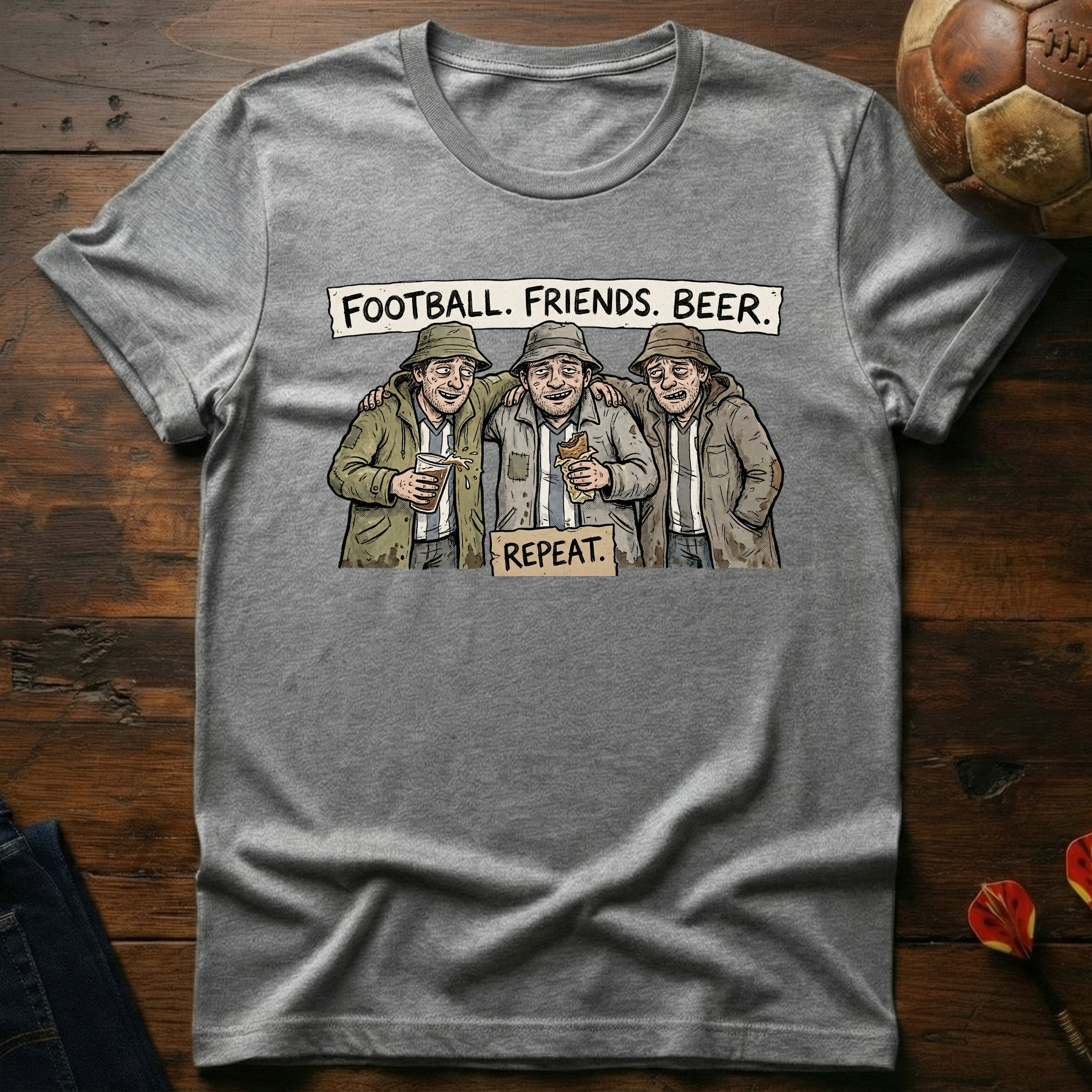Football Friends & Beer T-Shirt
