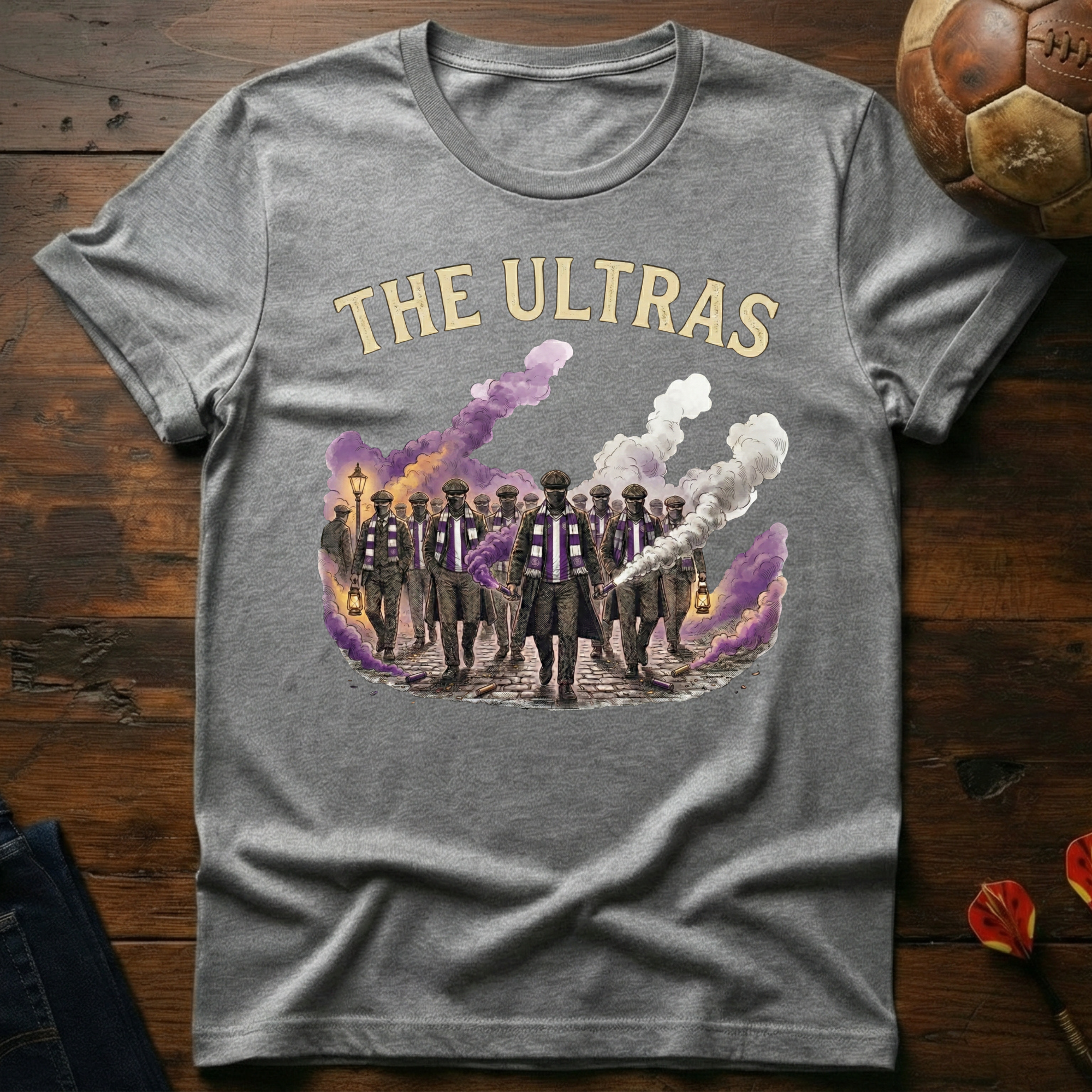 The Ultras - Purple/White T-Shirt