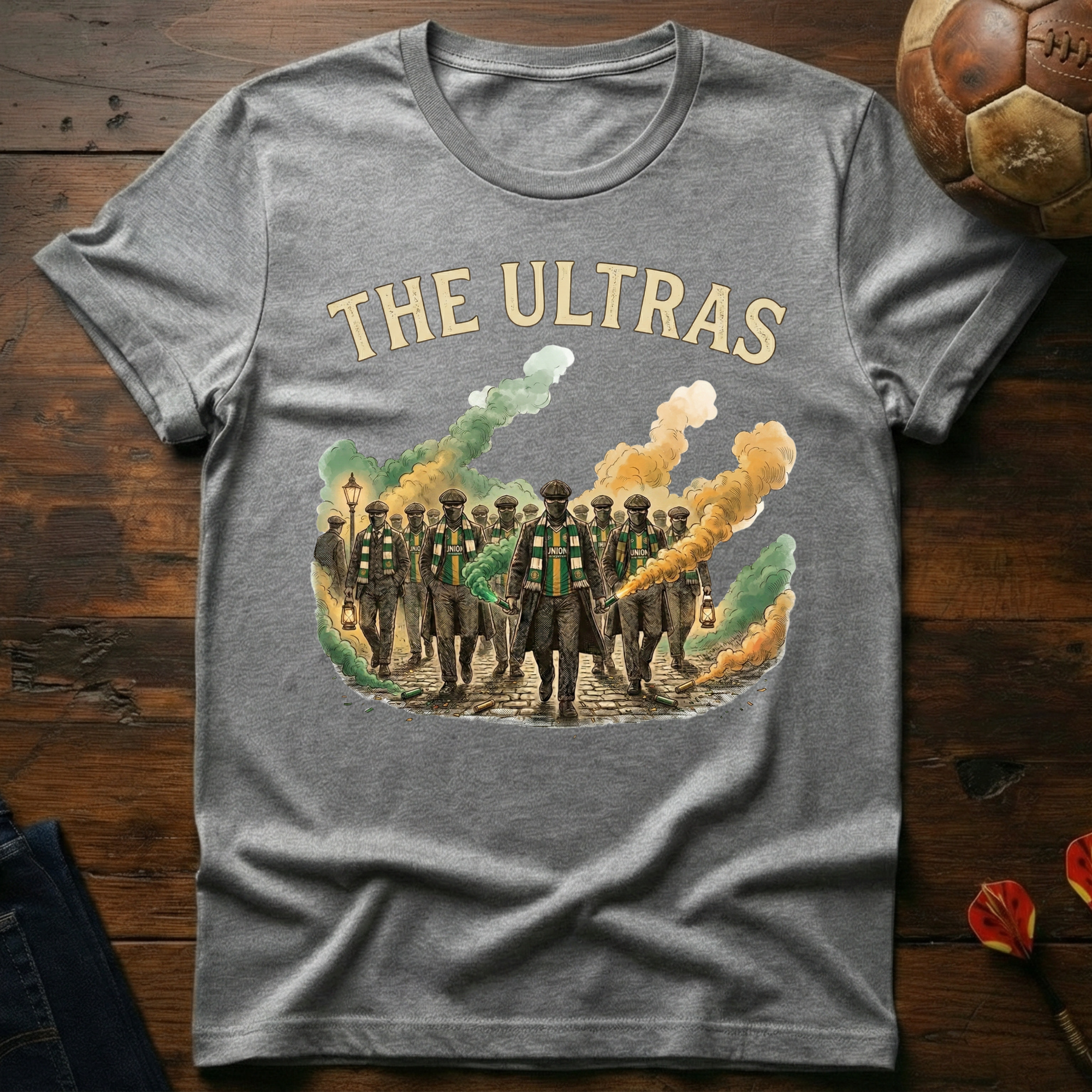 The Ultras - Yellow/Green T-Shirt