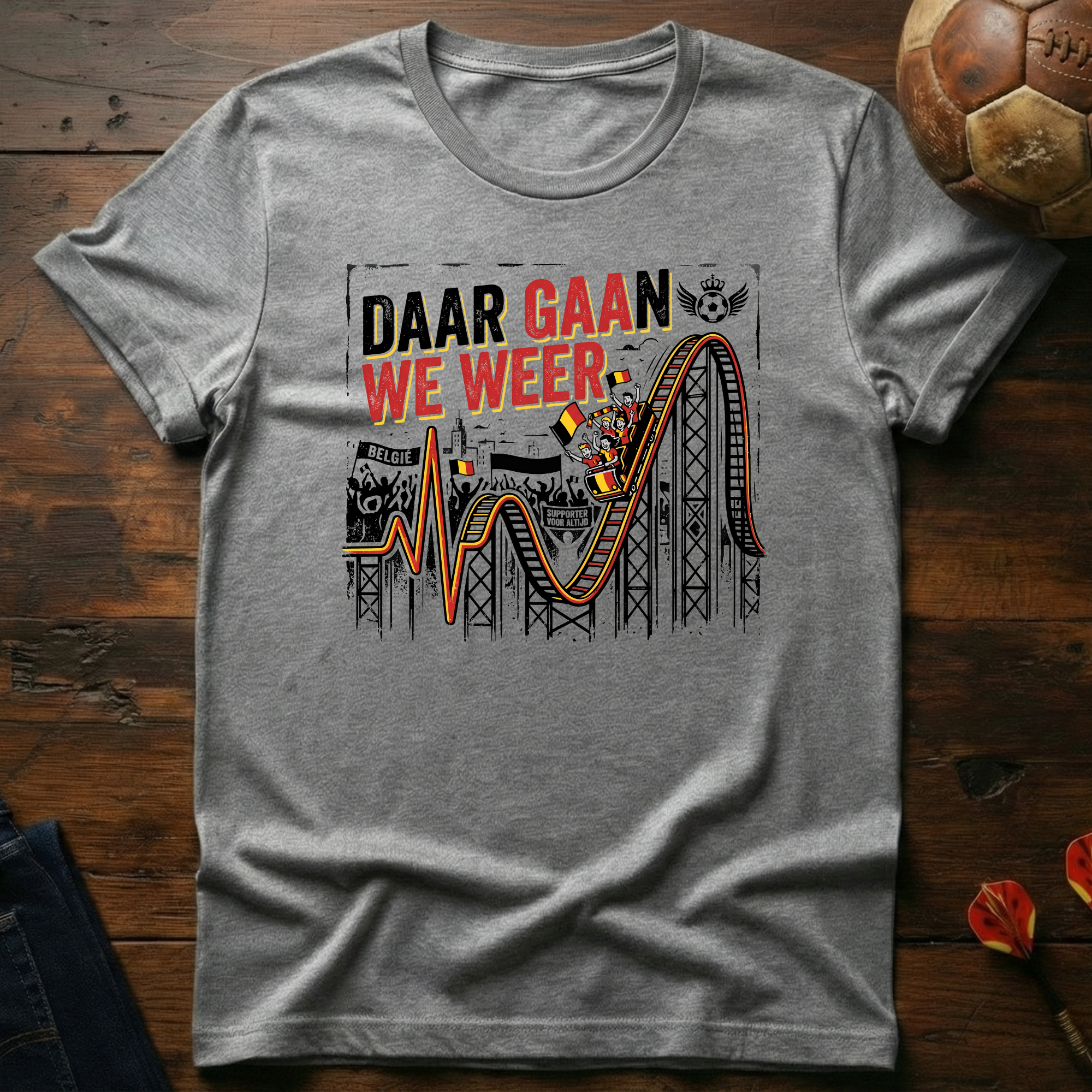Daar Gaan We Weer T-Shirt