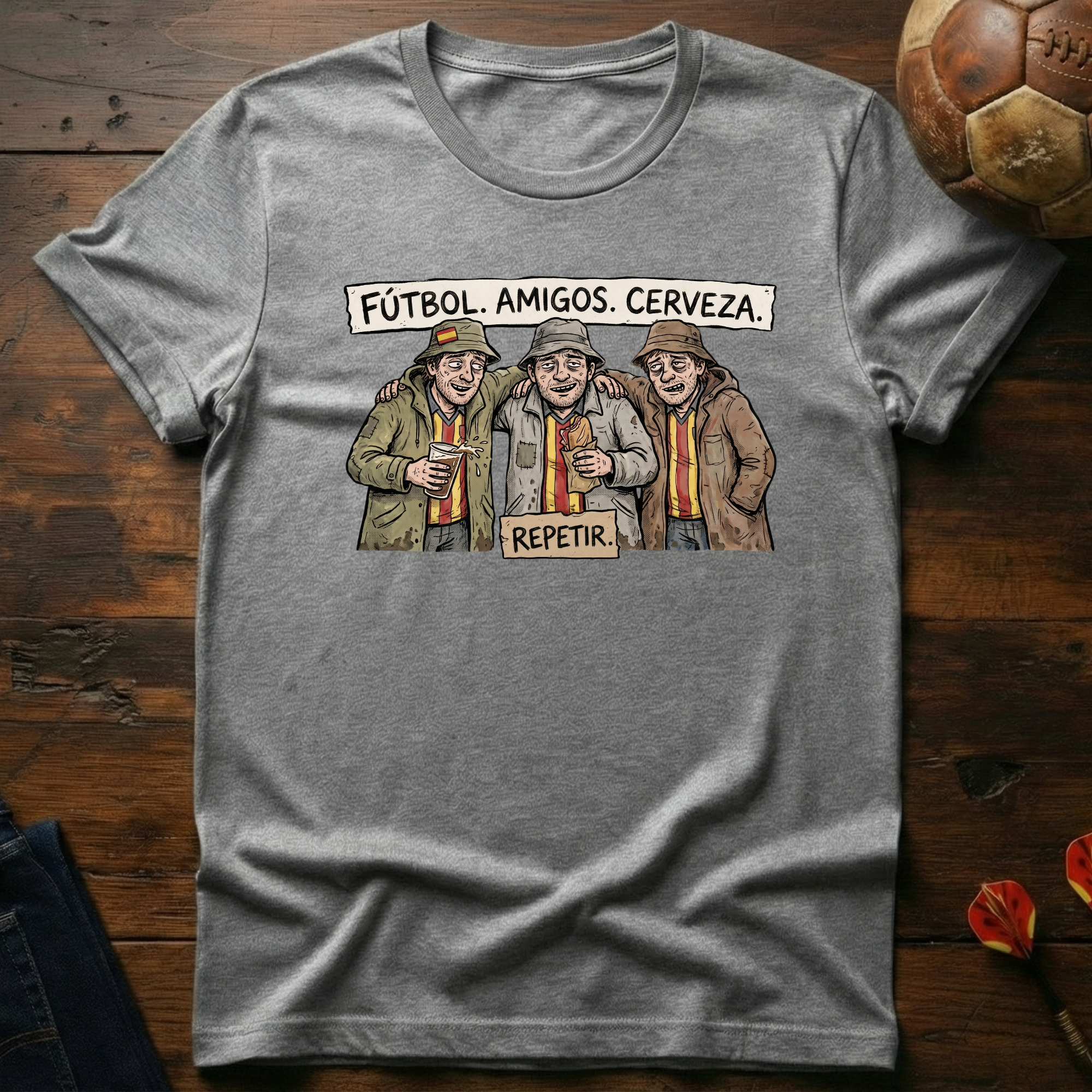 Futbol, Amigos, Cerveza T-Shirt