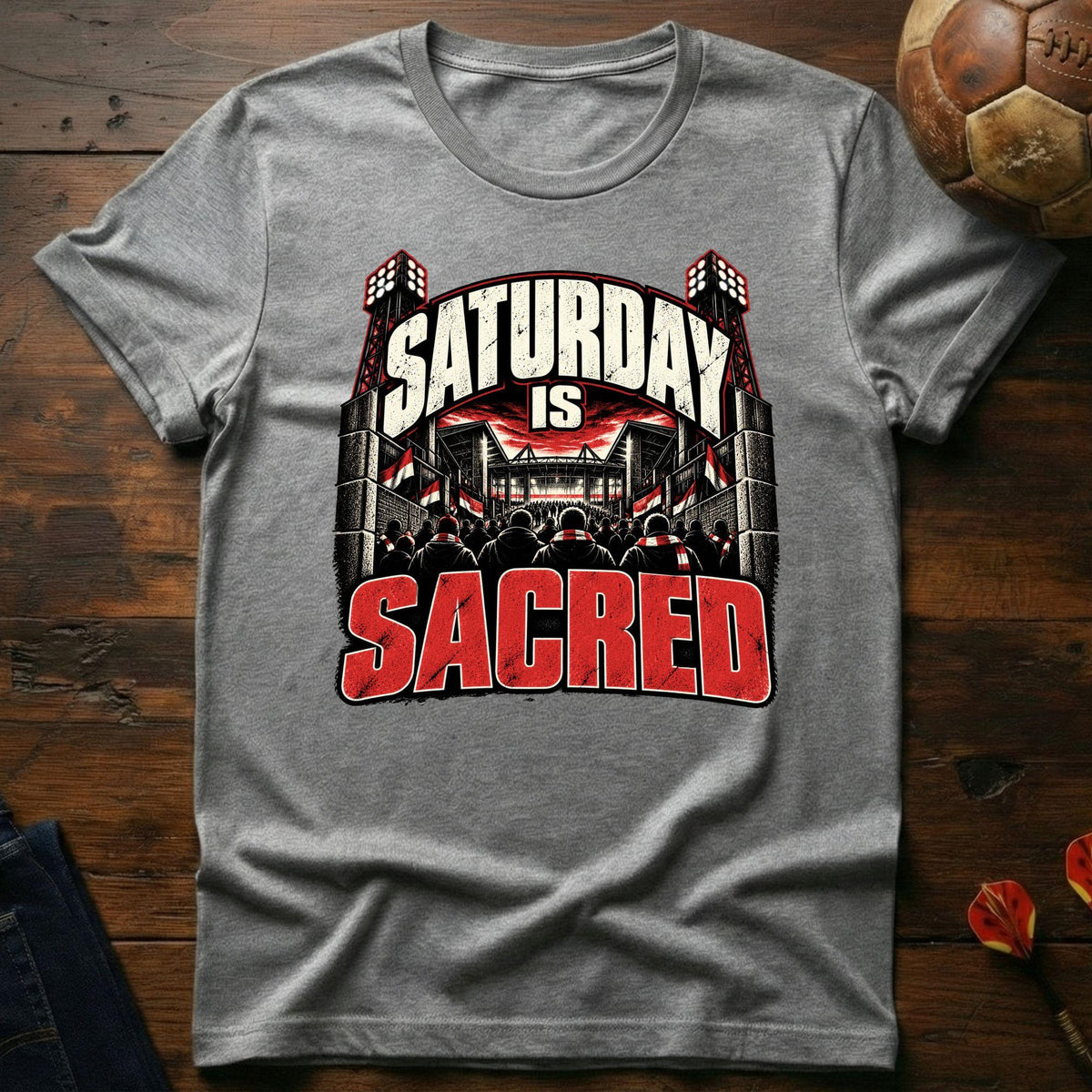 Sacred Saturday Red T-Shirt