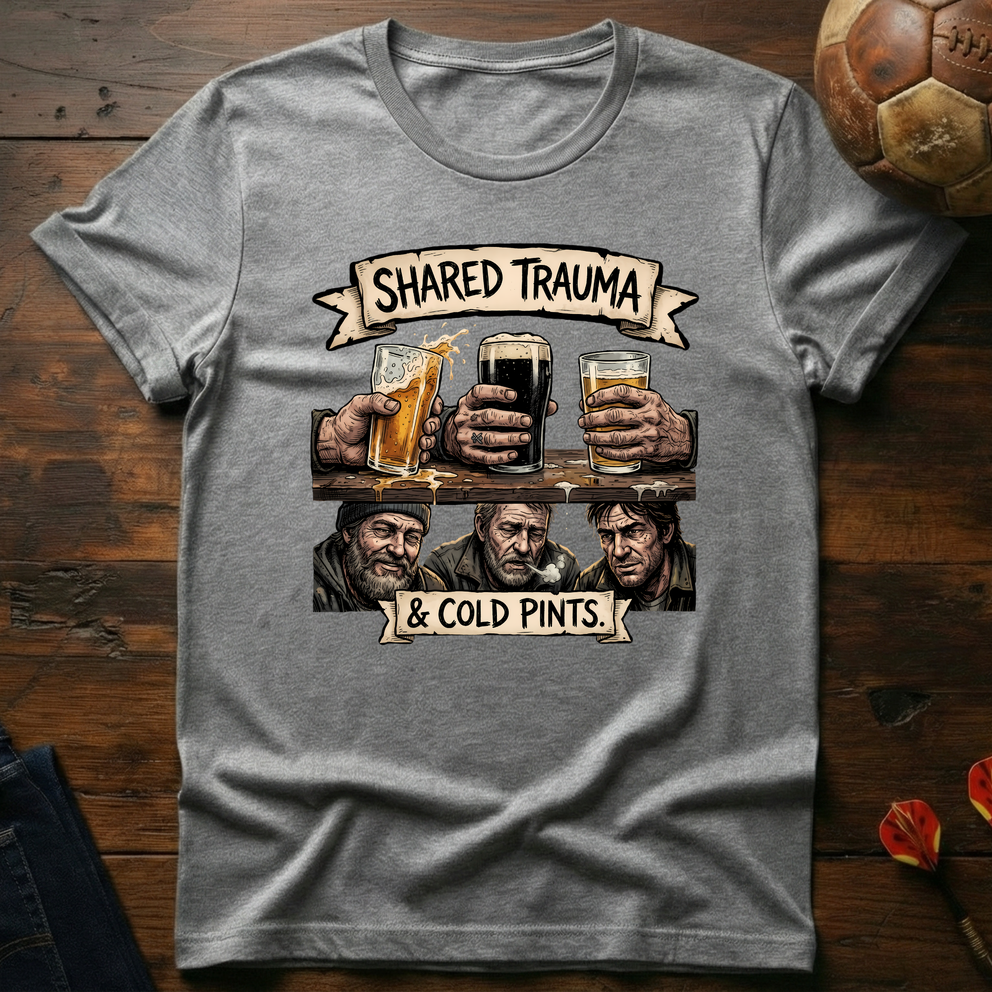Shared Trauma & Cold Pints T-Shirt