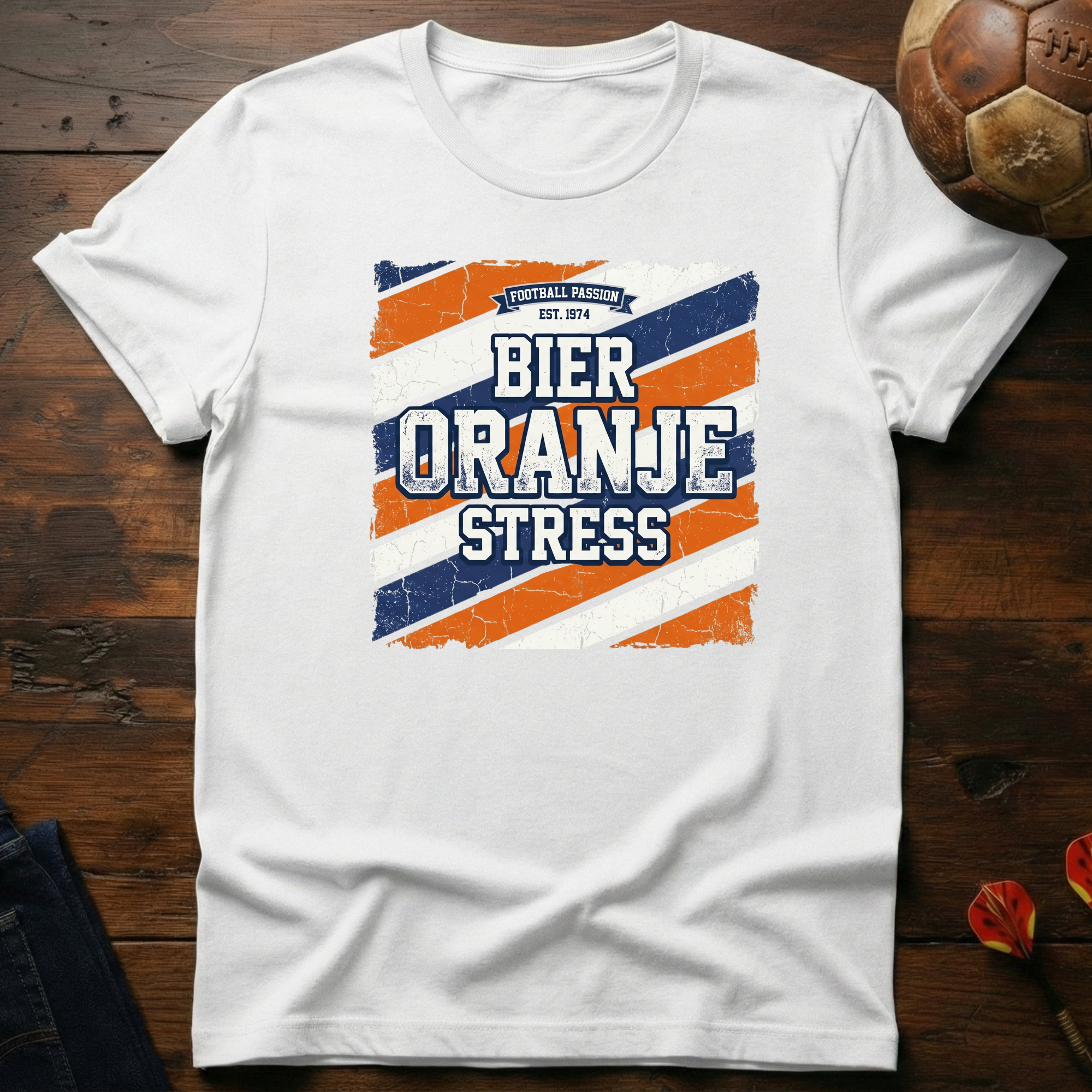 Bier Oranje & Stress T-Shirt