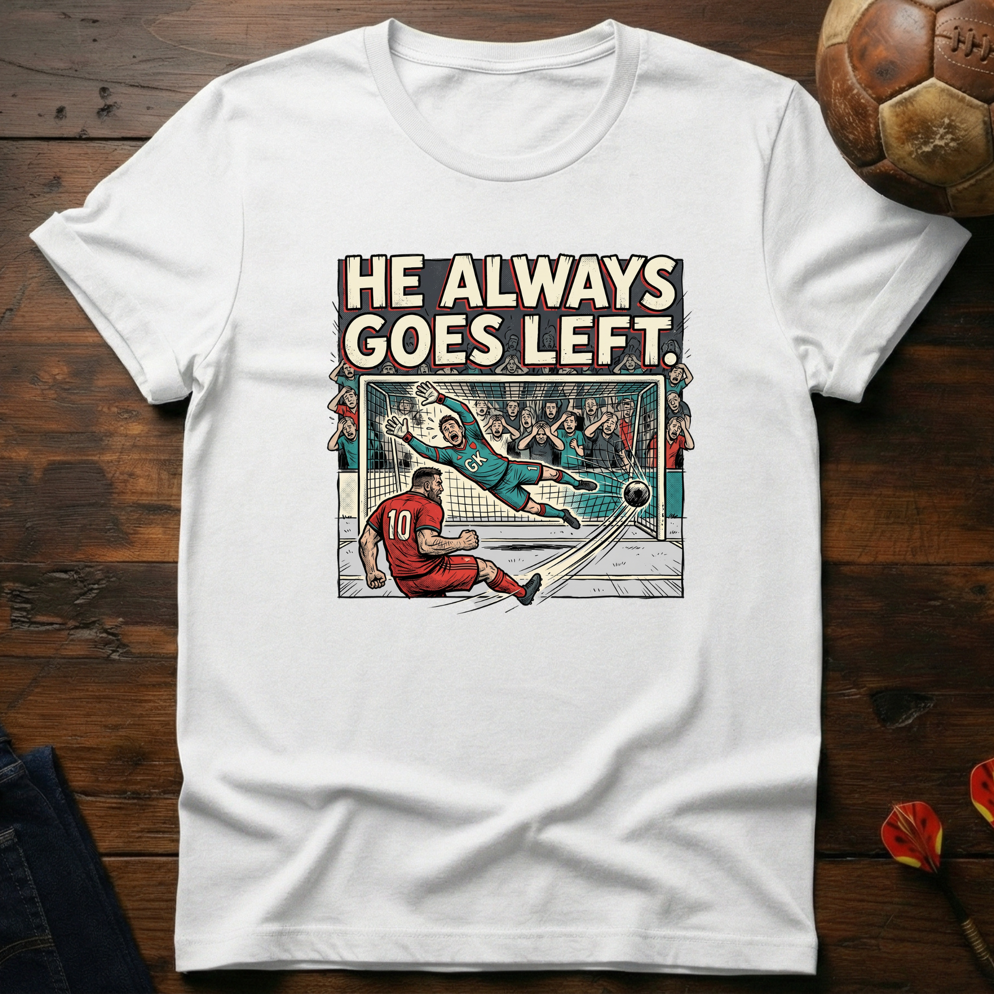 He Always Goes Left T-Shirt