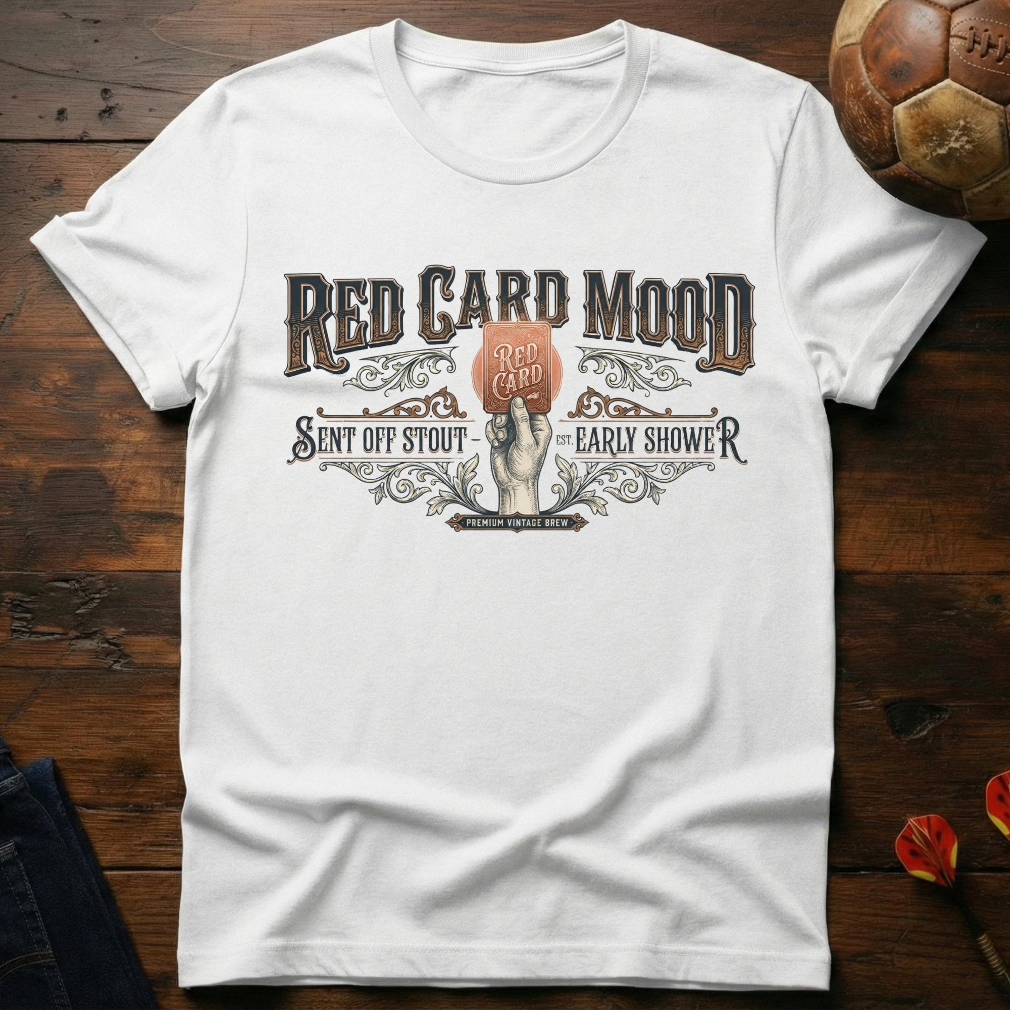 Red Card Mood Vintage T-Shirt