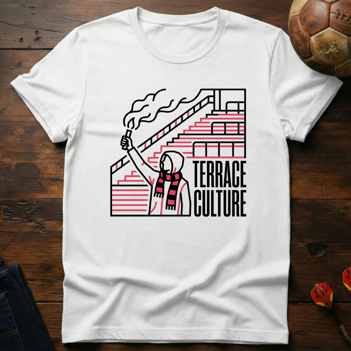Terrace Culture - Red T-Shirt