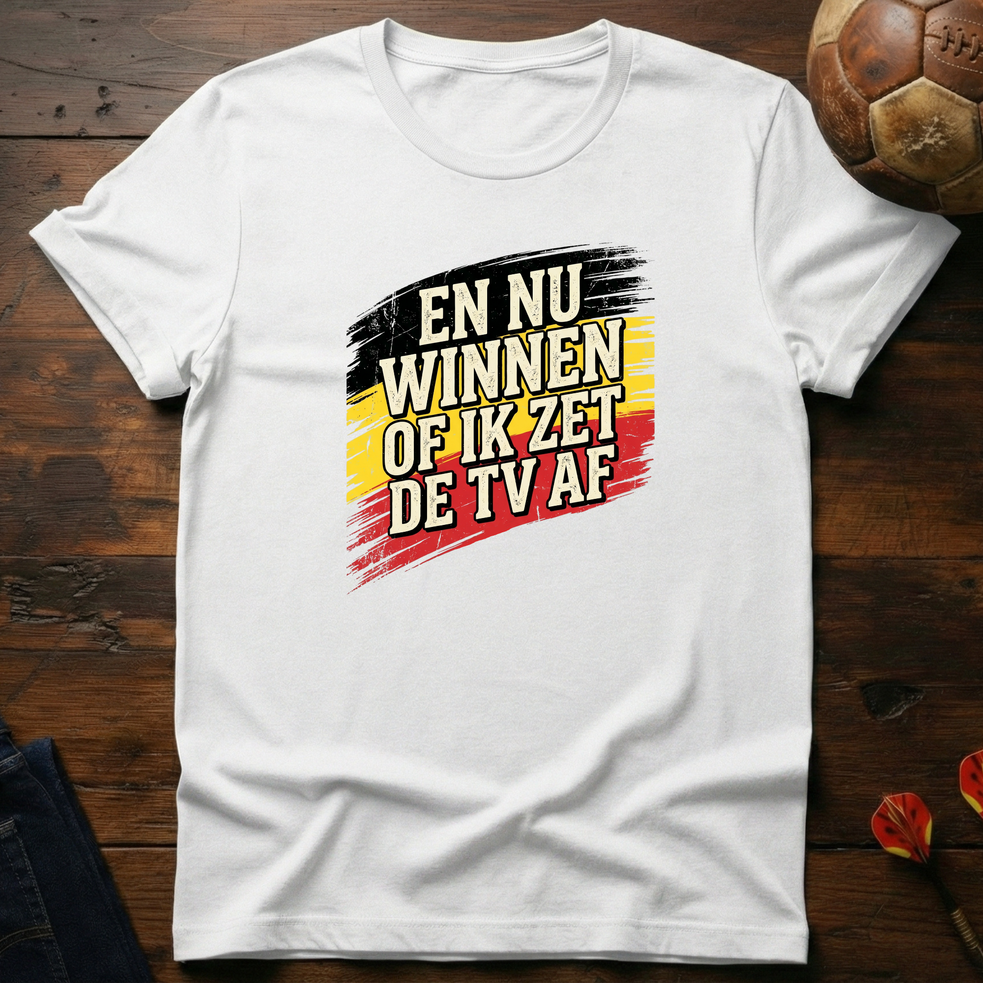 Winnen of tv af T-Shirt