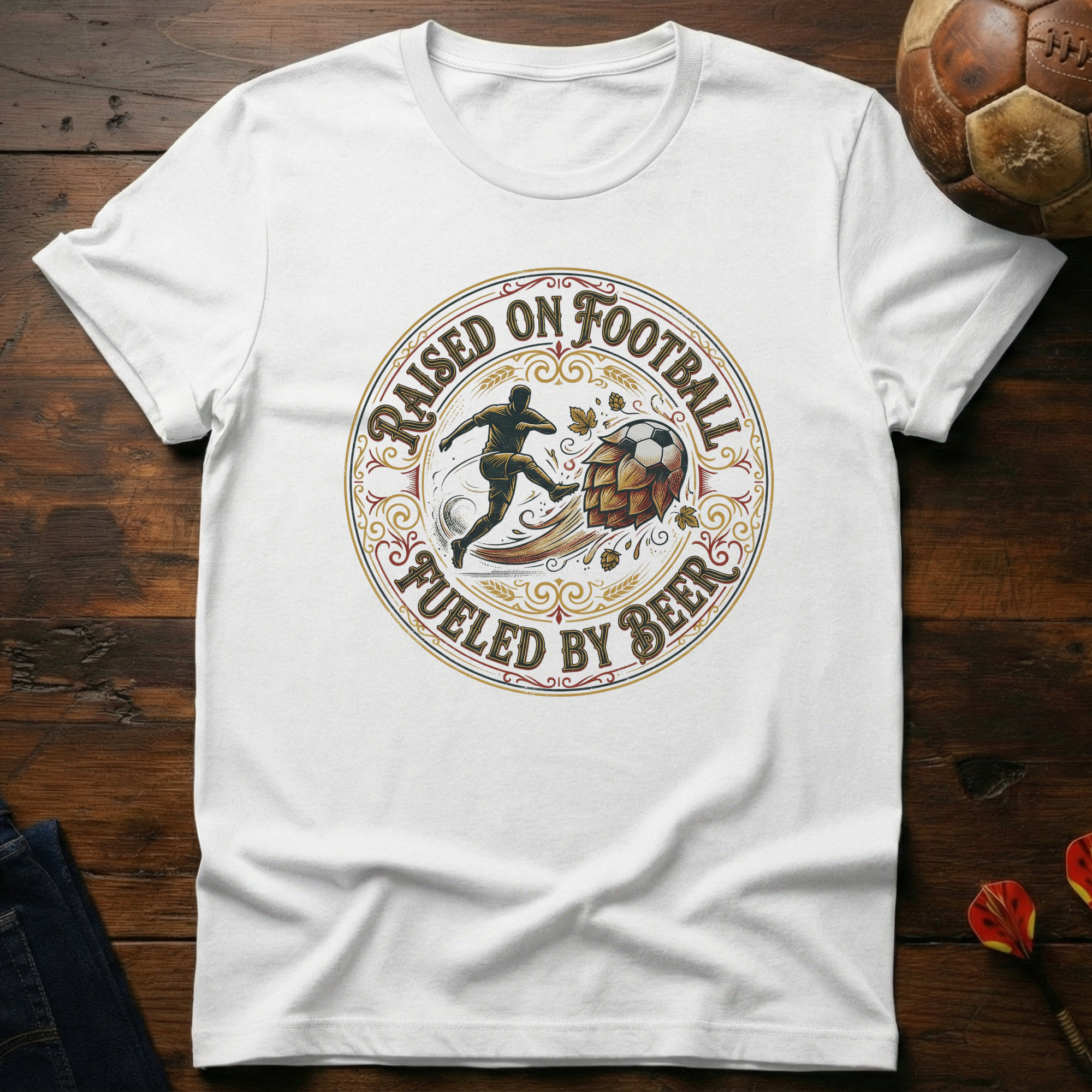 Raised On Football T-Shirt