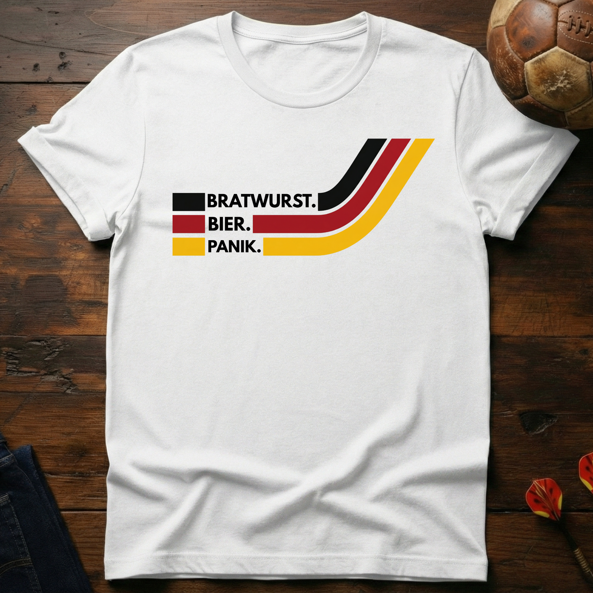 Bratwurst, Bier & Panik T-Shirt