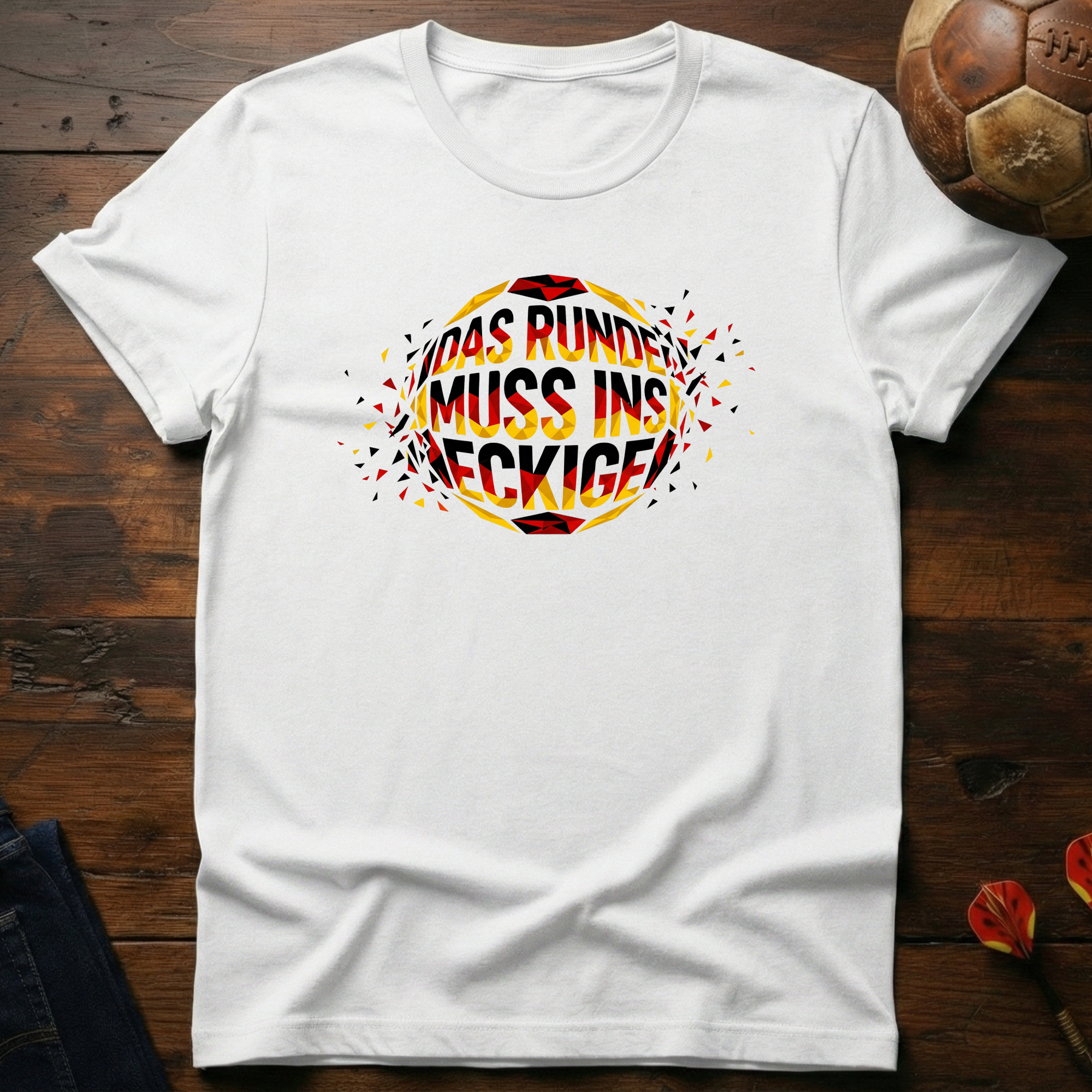 Das Runde Muss Ins Eckige T-Shirt