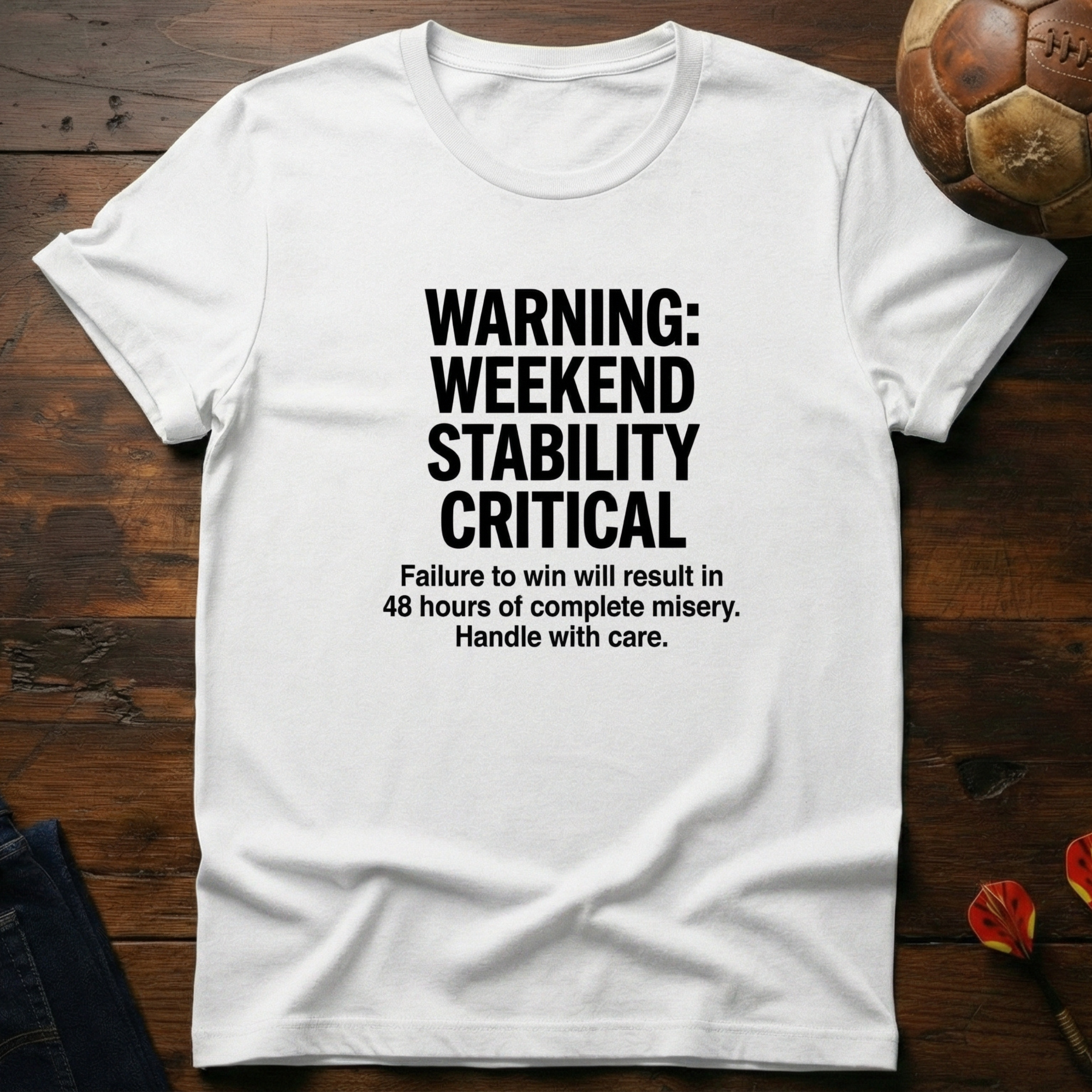 Warning Weekend Stability Critical T-Shirt