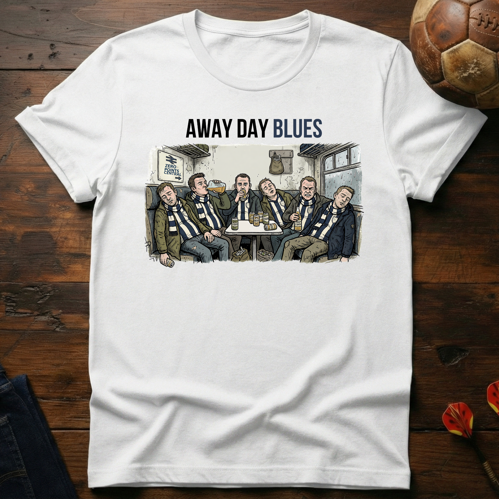 Away Day Blues T-Shirt