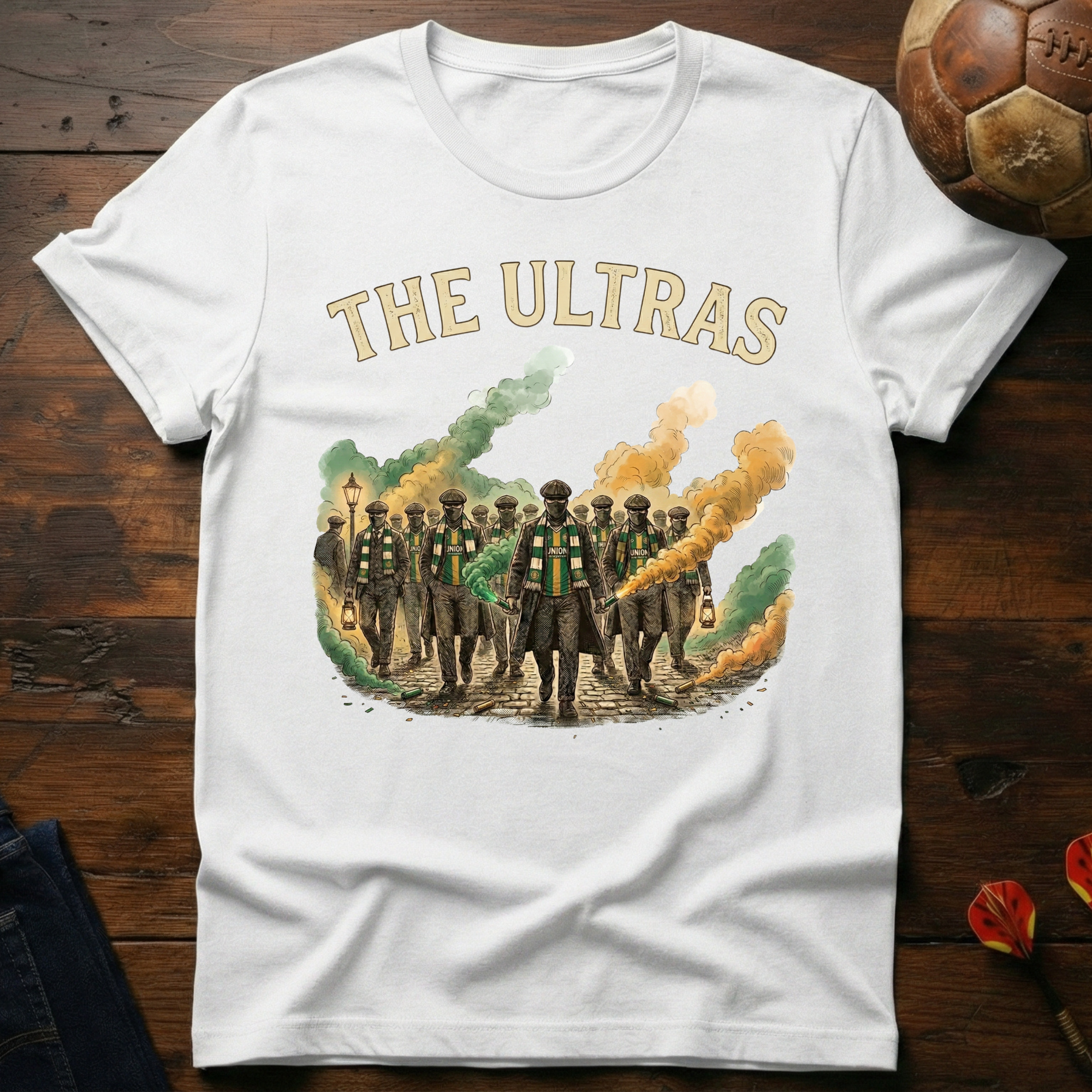 The Ultras - Yellow/Green T-Shirt