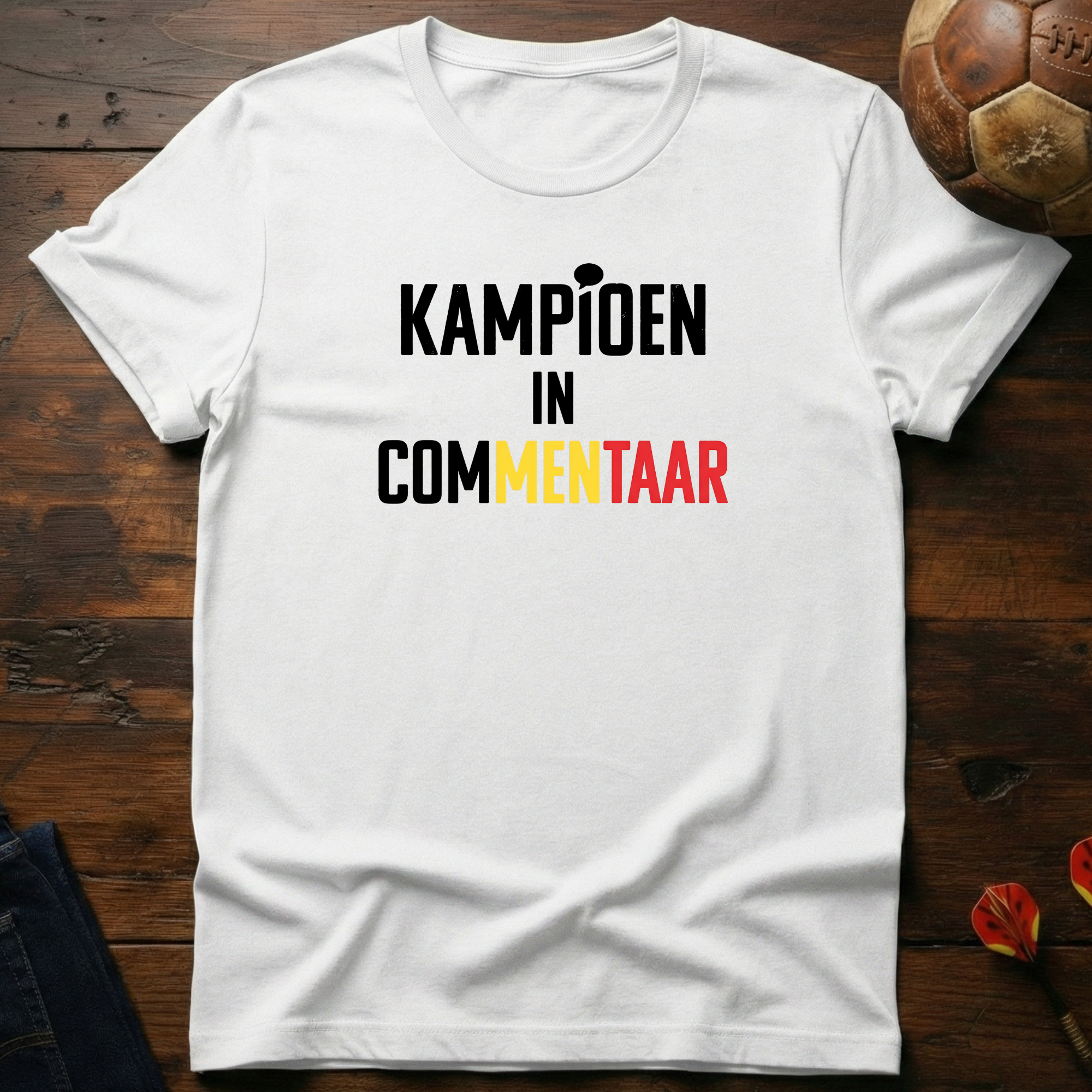 Kampioen In Commentaar T-Shirt