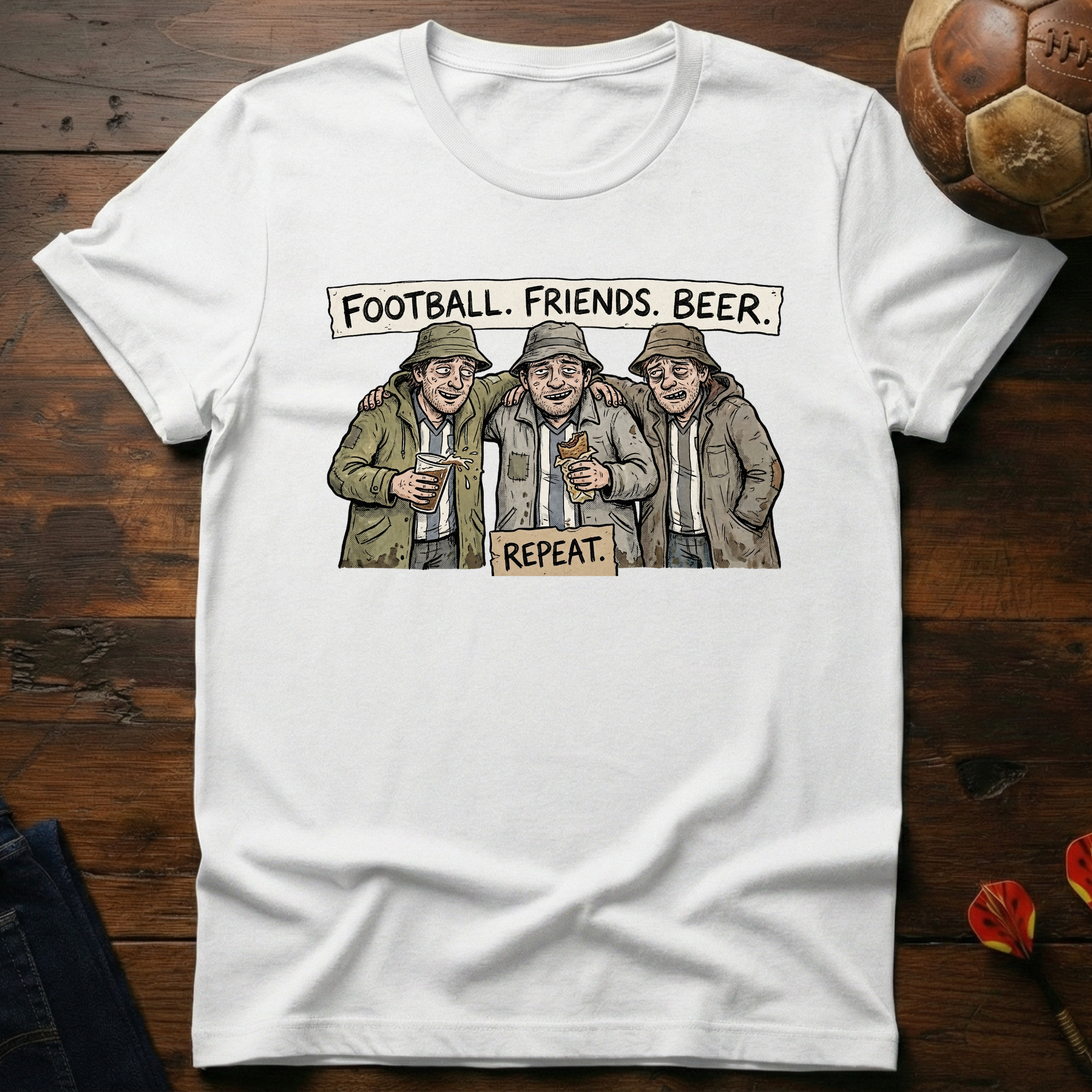 Football Friends & Beer T-Shirt