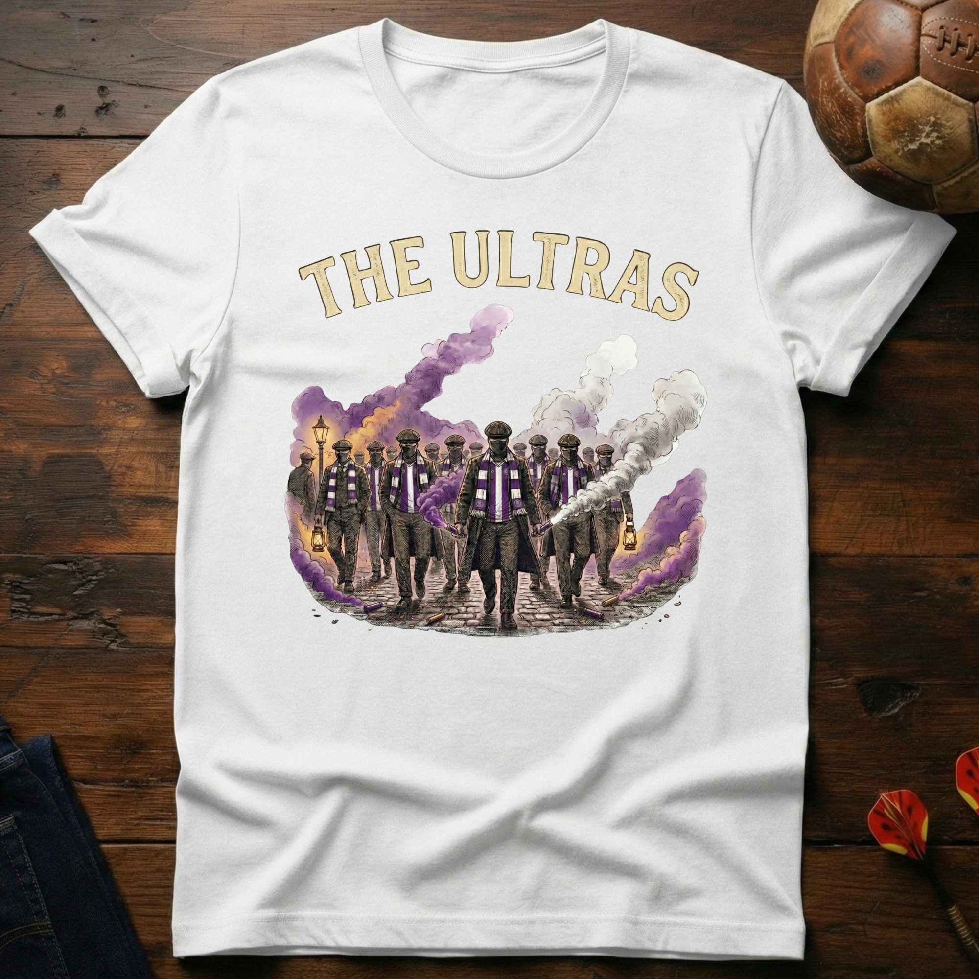 The Ultras - Purple/White T-Shirt