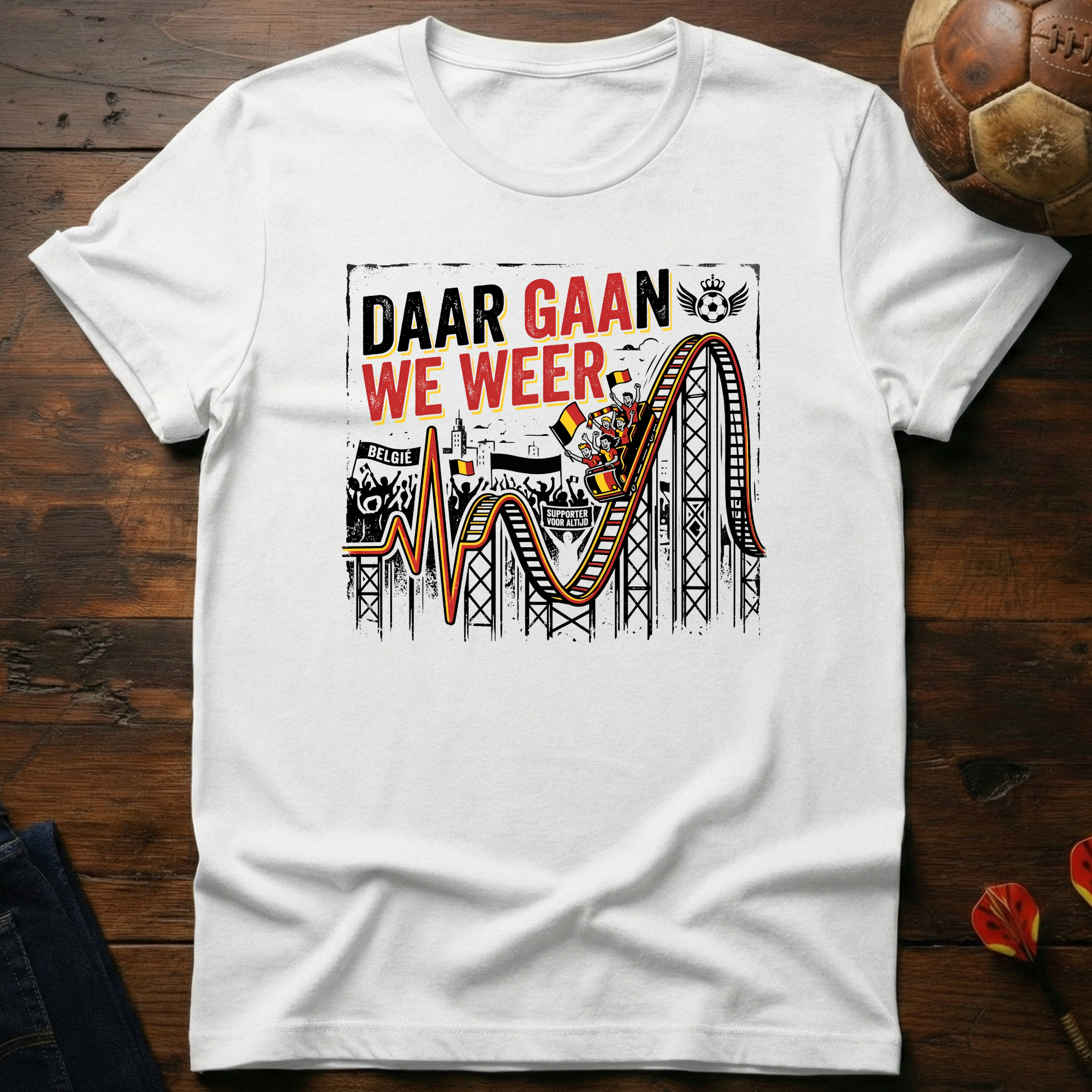 Daar Gaan We Weer T-Shirt
