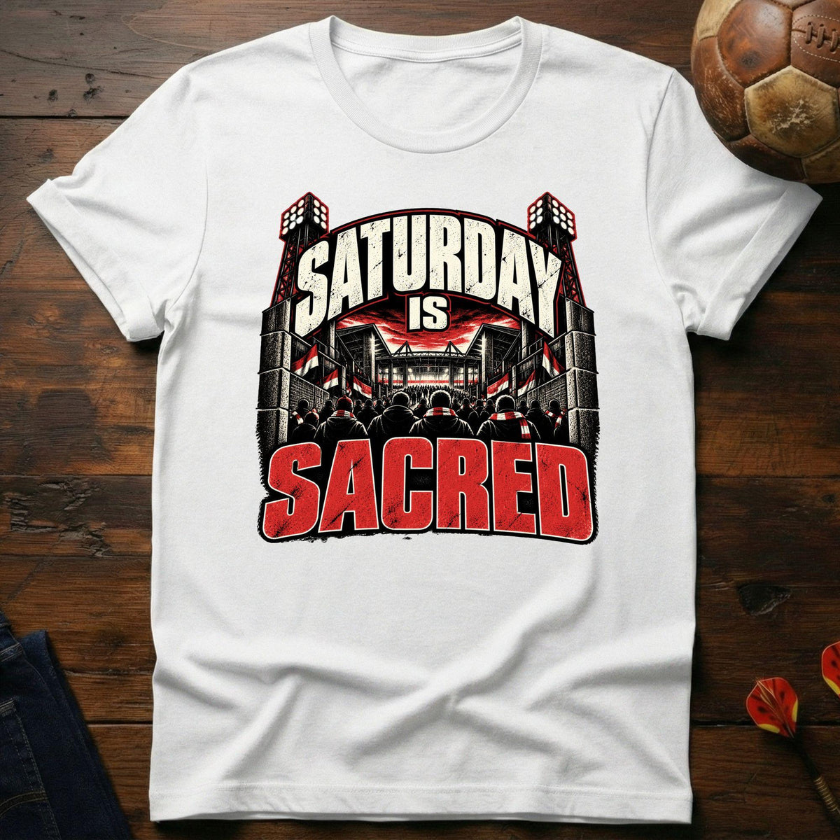 Sacred Saturday Red T-Shirt