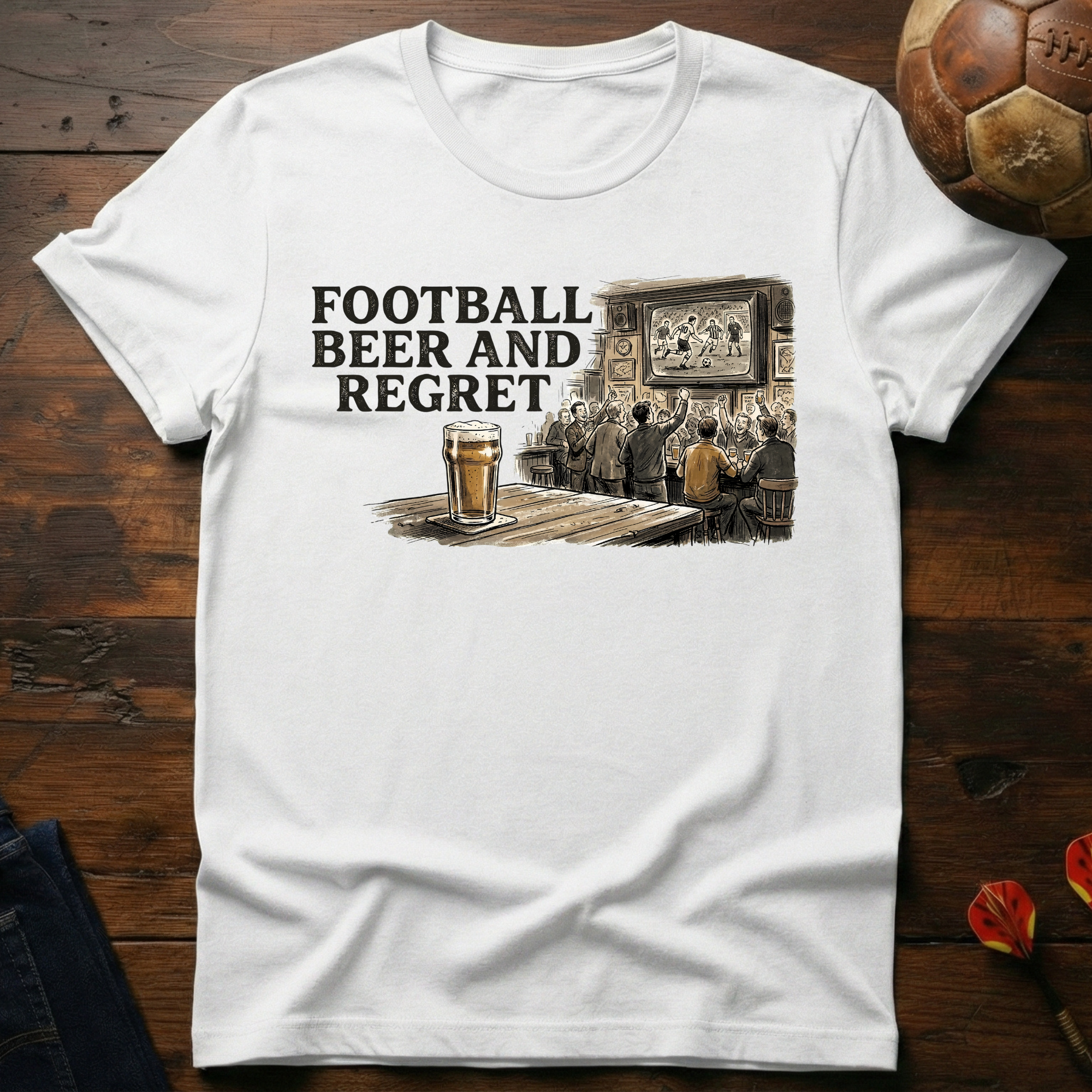 Football Beer & Regret T-Shirt